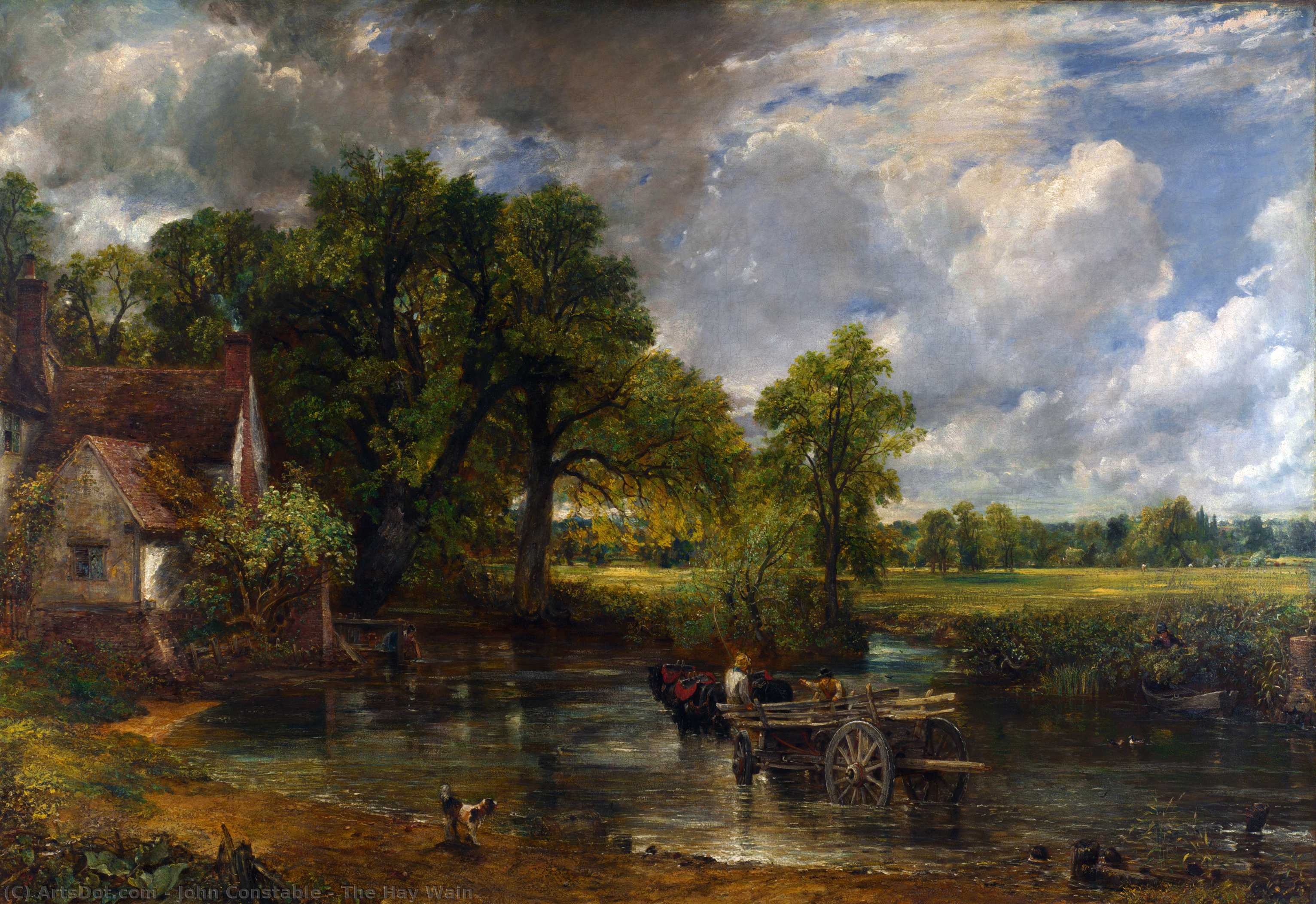 順序 絵画のコピー ヘイ・ワイン, 1821 バイ John Constable (1776-1837, United Kingdom) | ArtsDot.com