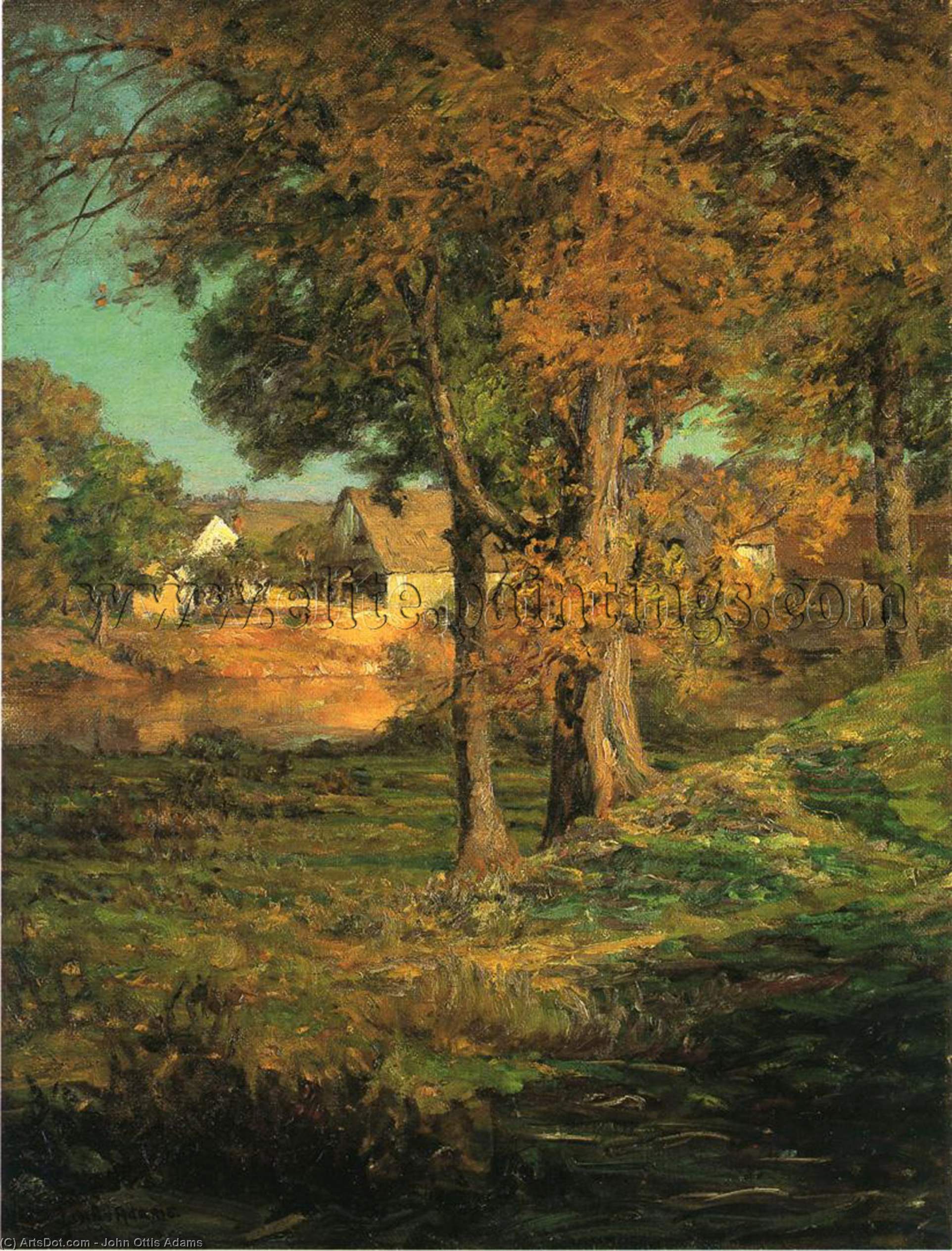 Kauf Museum Kunstreproduktionen Thornberry`s Weide Brooklyn, Indiana, 1904 von John Ottis Adams (1851-1927, United States) | ArtsDot.com