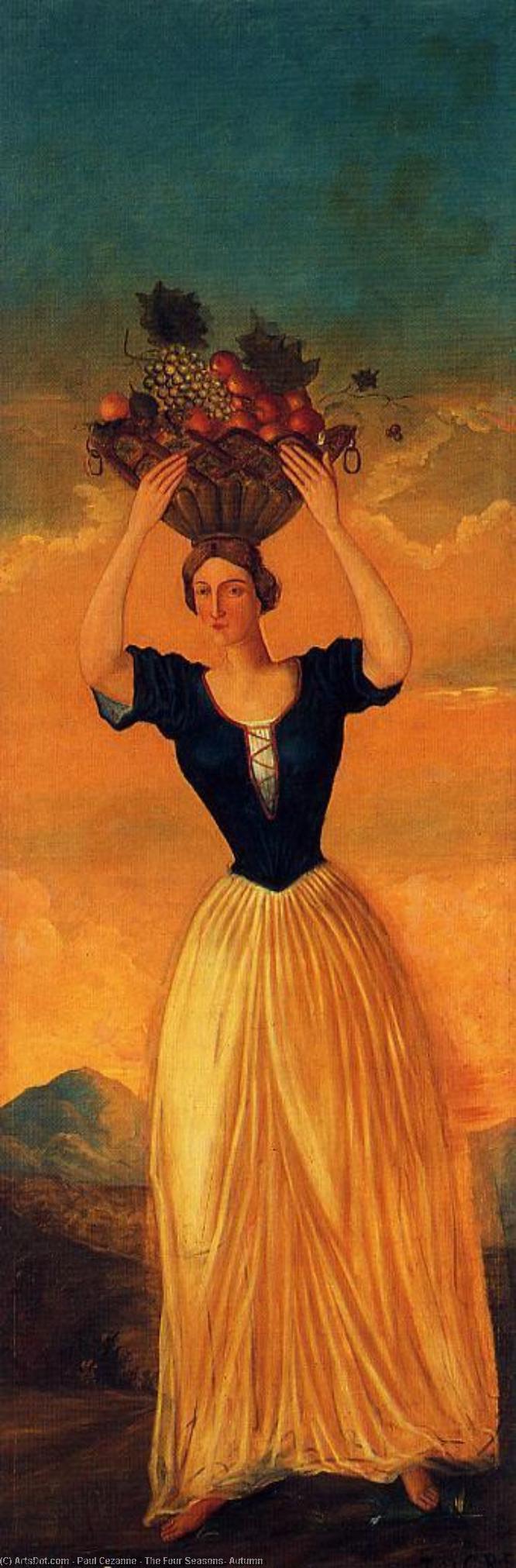 顺序 畫複製 四季相会,相会相会, 1861 通过 Paul Cezanne (1839-1906, France) | ArtsDot.com
