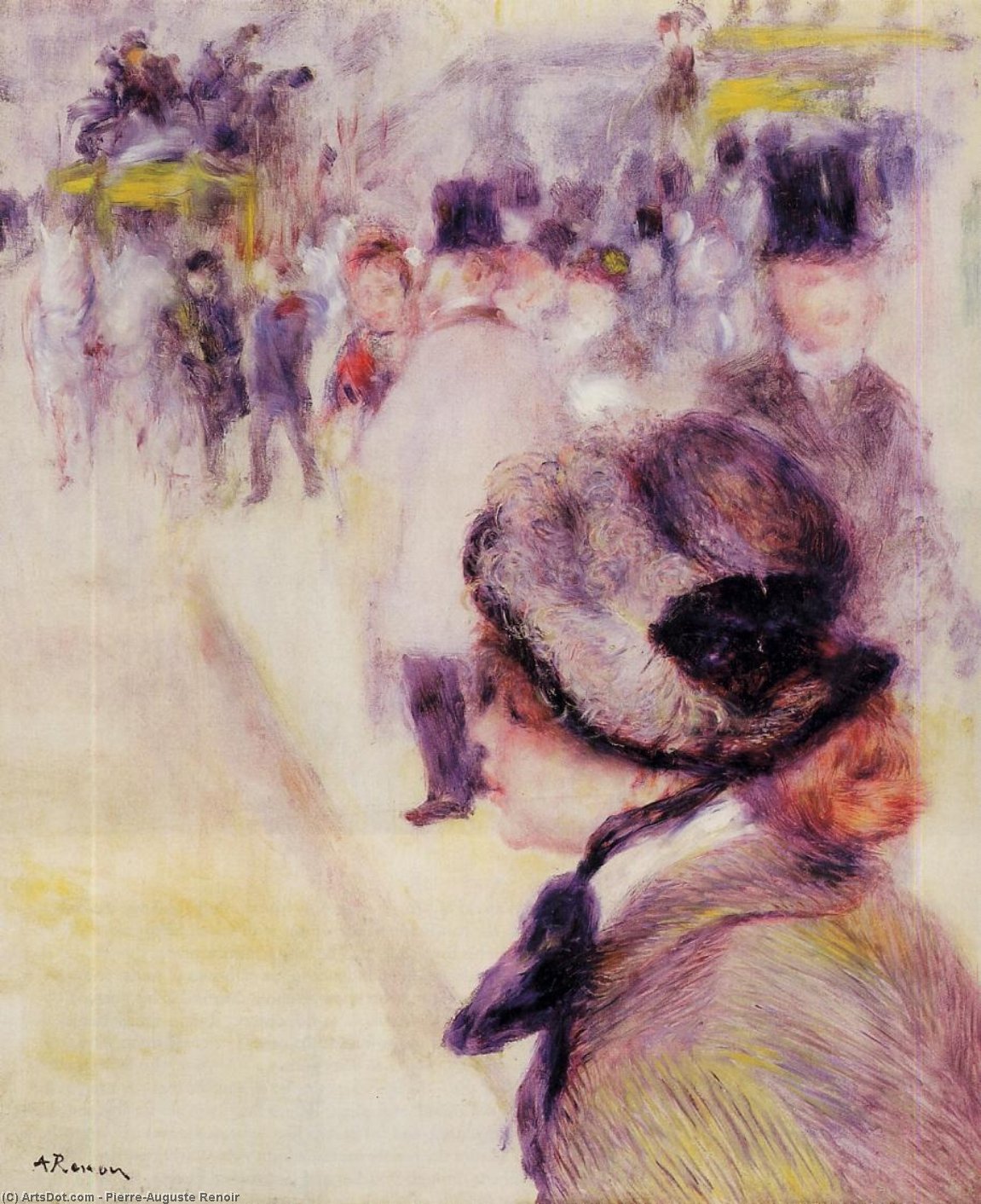 Adquirir Reproduções De Pinturas Lugar Clichy, 1880 por Pierre-Auguste Renoir (1841-1919, France) | ArtsDot.com