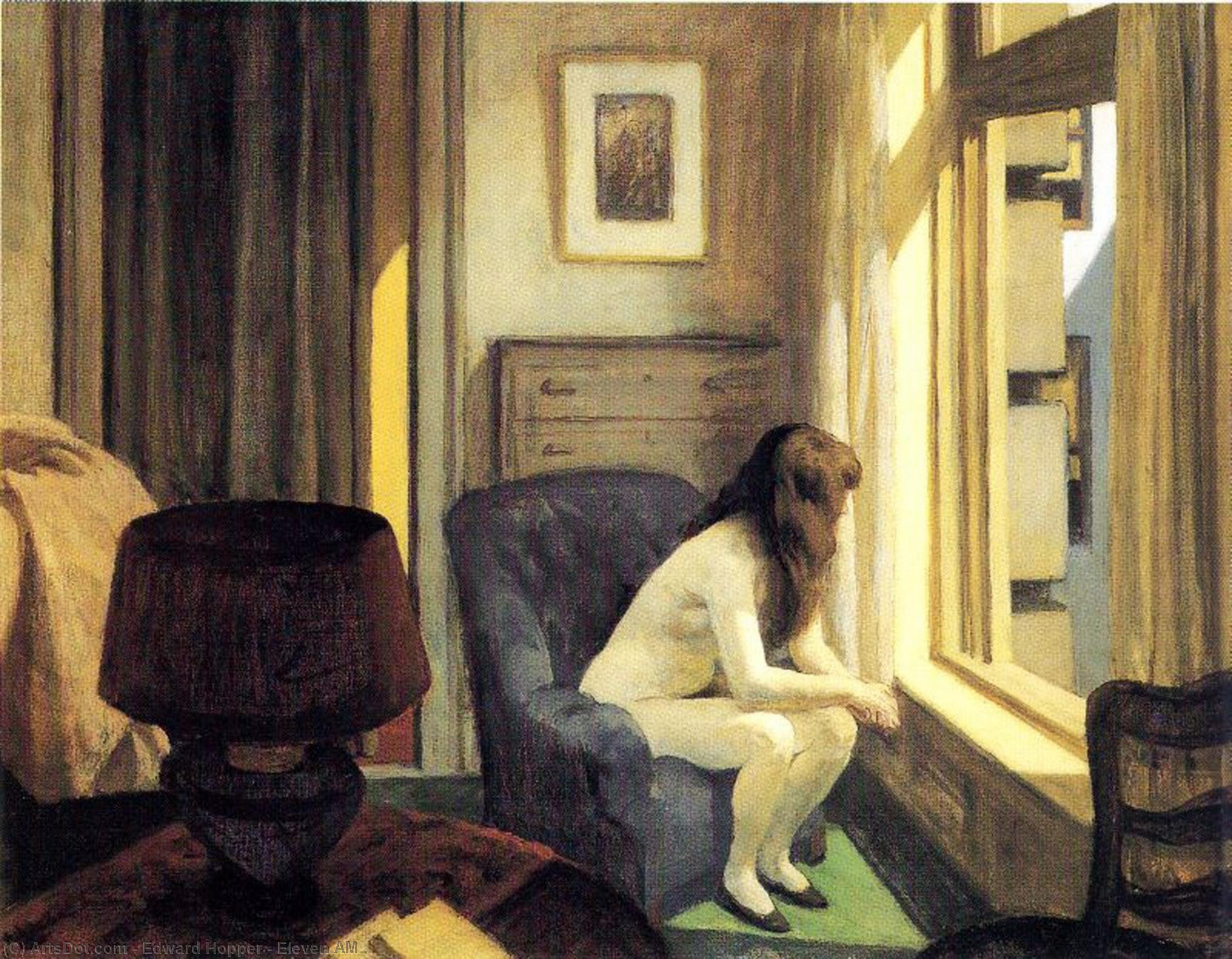 Achat Réplique De Peinture Onze heures, 1926 de Edward Hopper (Inspiré par) (1931-1967, United States) | ArtsDot.com