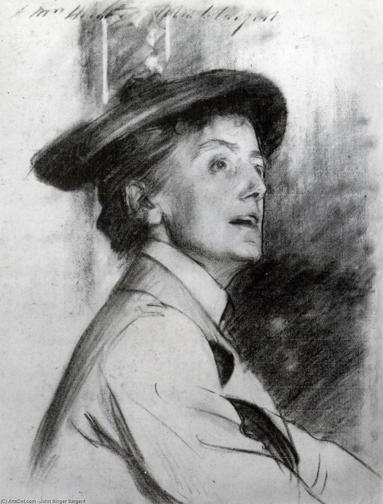 Order Paintings Reproductions Ethel Smyth, 1901 by John Singer Sargent (1856-1925, Italy) | ArtsDot.com