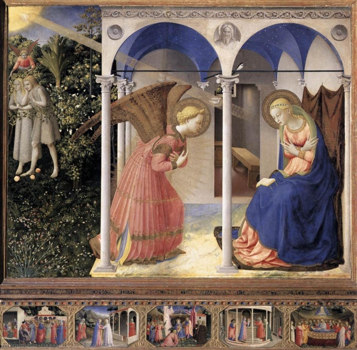 Order Artwork Replica The Annunciation, 1430 by Fra Angelico (1395-1455, Italy) | ArtsDot.com