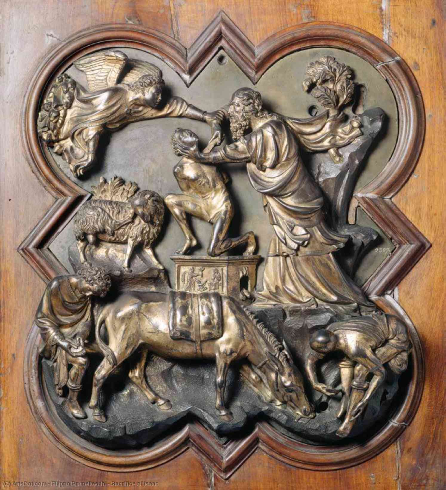 Order Artwork Replica Sacrifice of Isaac, 1401 by Filippo Brunelleschi (1377-1446, Italy) | ArtsDot.com