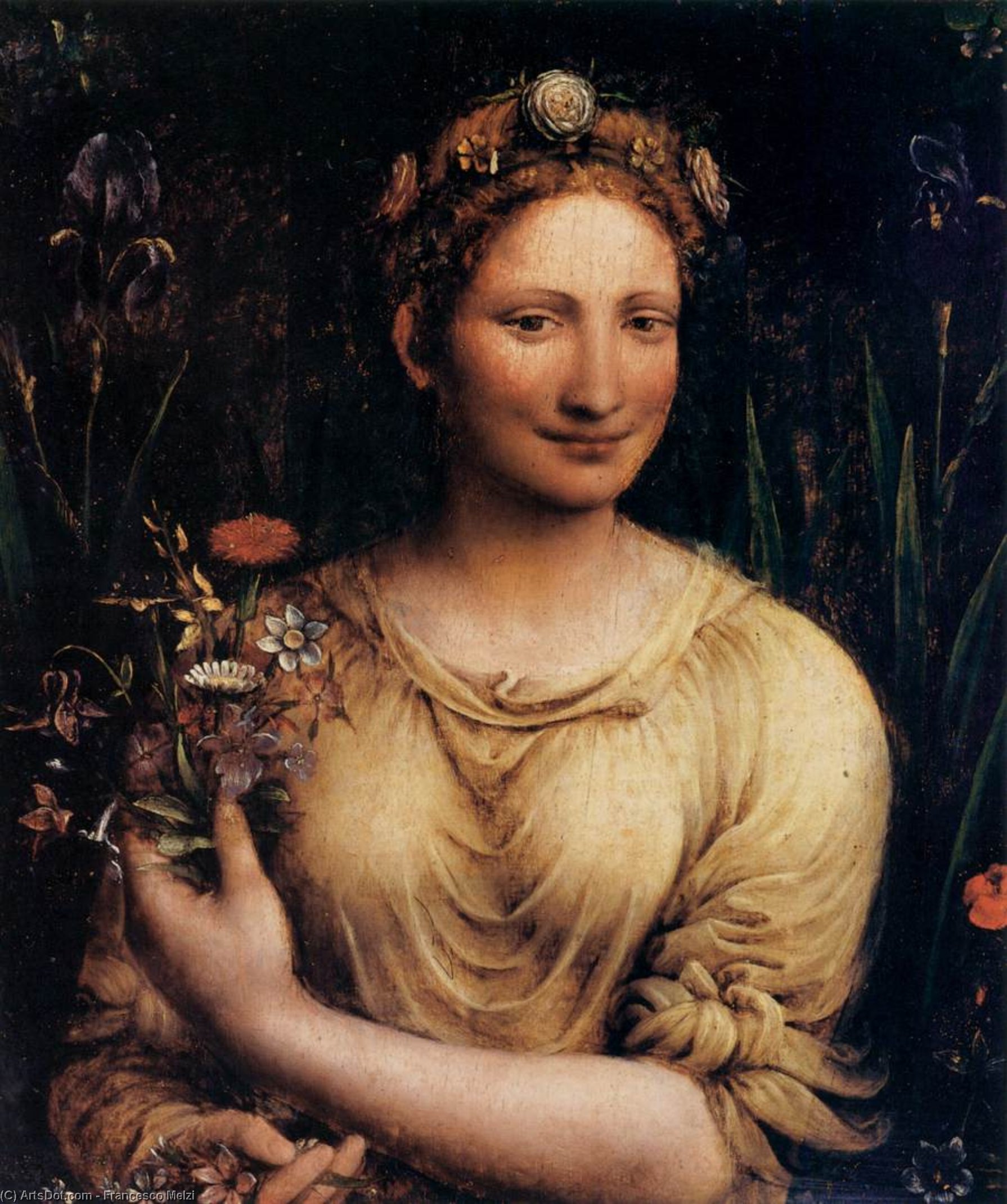 Achat Réplique De Peinture Flore de Francesco Melzi (1491-1570, Italy) | ArtsDot.com