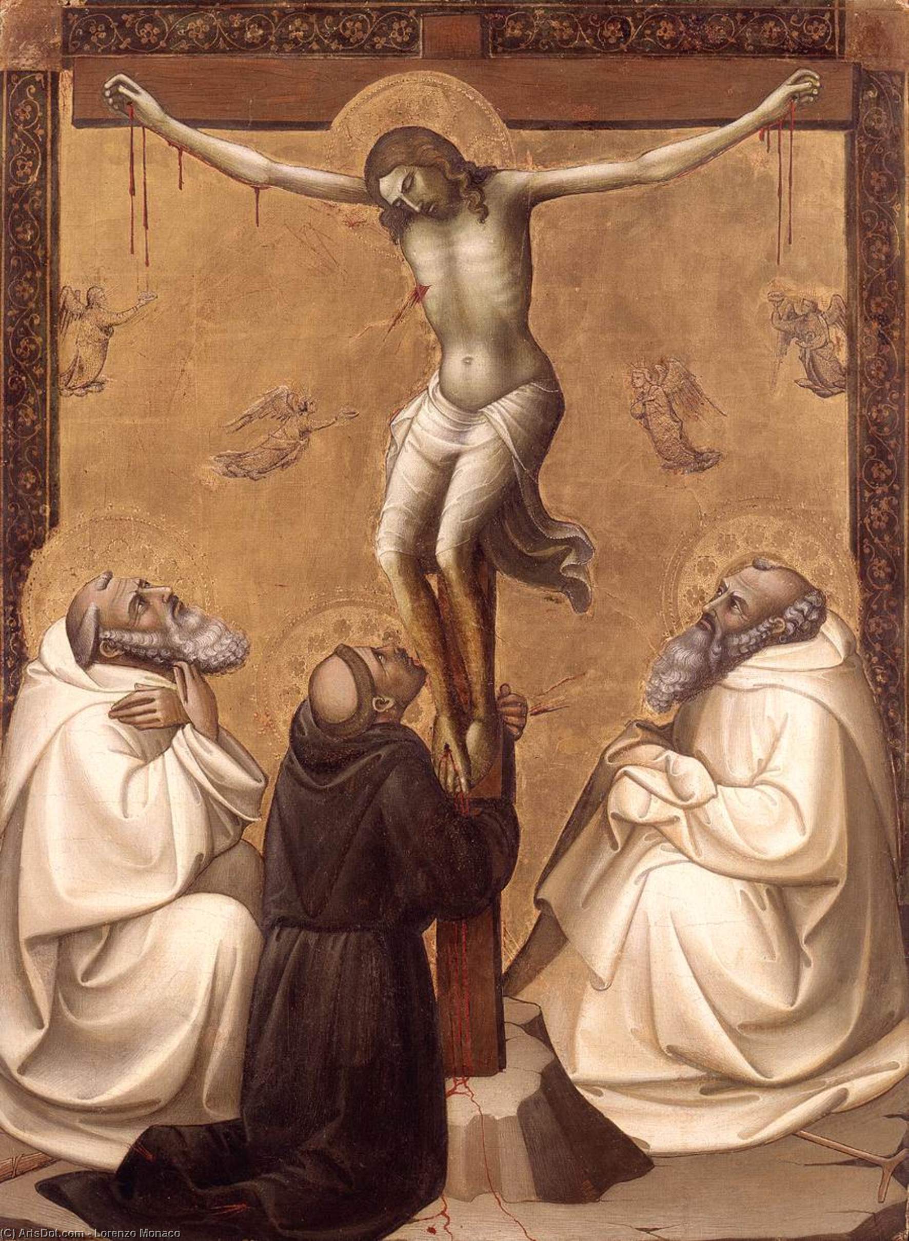 Order Oil Painting Replica Christ on the Cross, 1405 by Lorenzo Monaco (1370-1425, Italy) | ArtsDot.com