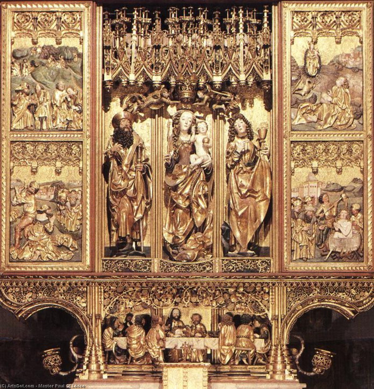 High Altarpiece of St. James, 1508 by Master Paul Of Lõcse Master Paul Of Lõcse | ArtsDot.com