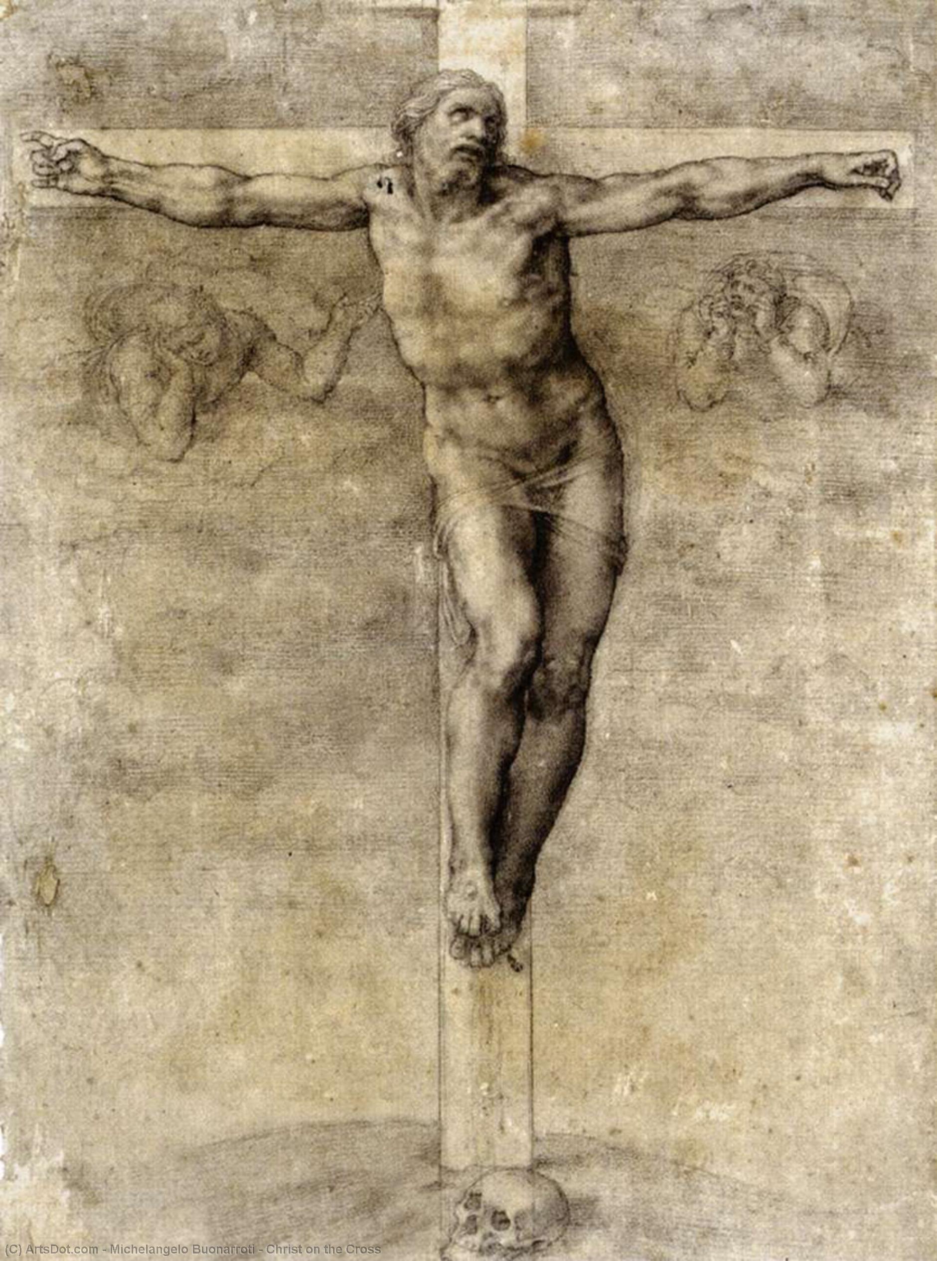 Получить Качественные Печати В Музеях Христос на кресте, 1541 по Michelangelo Buonarroti (1475-1564, Italy) | ArtsDot.com