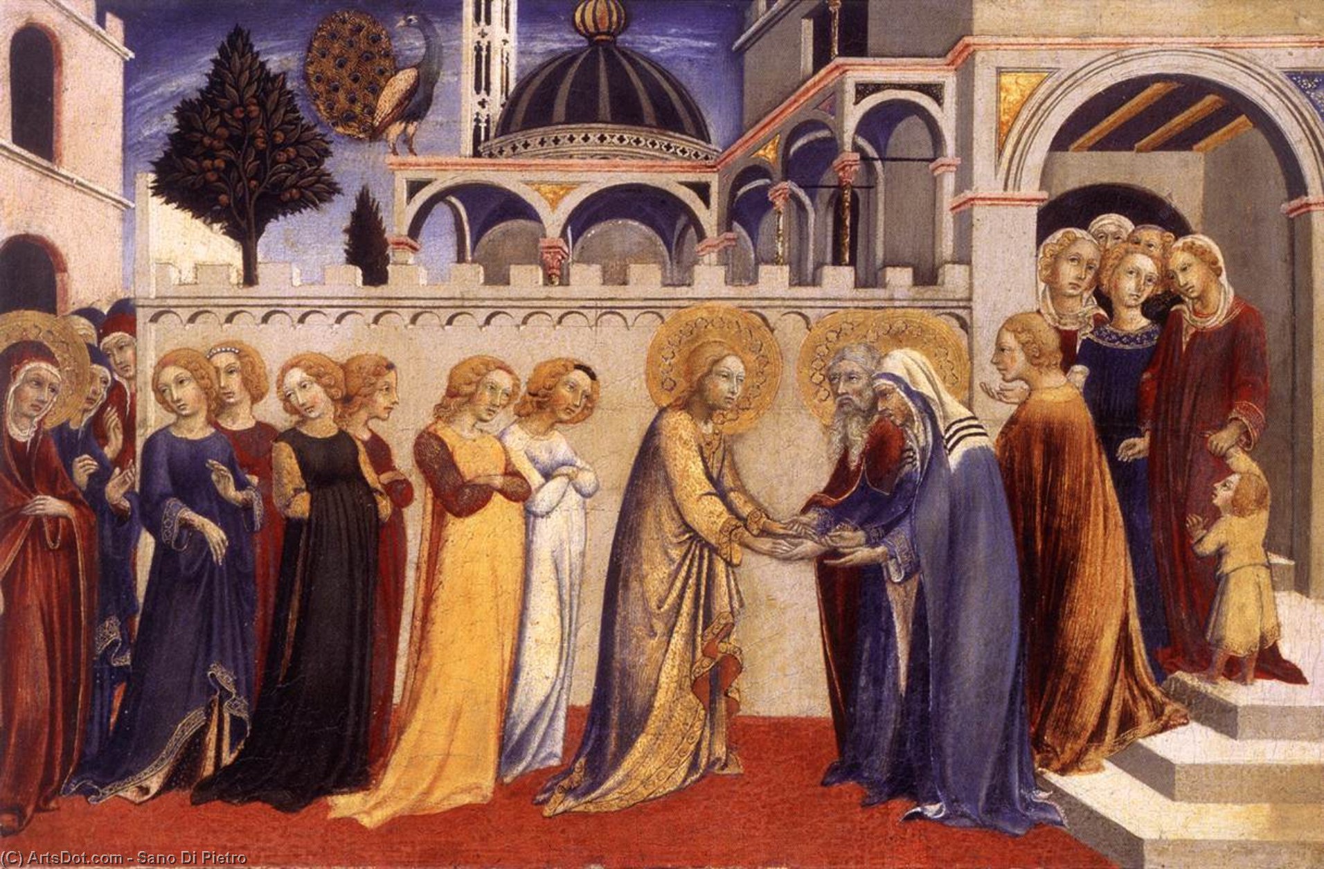 Order Art Reproductions Return of the Virgin, 1448 by Sano Di Pietro (1406-1481, Italy) | ArtsDot.com