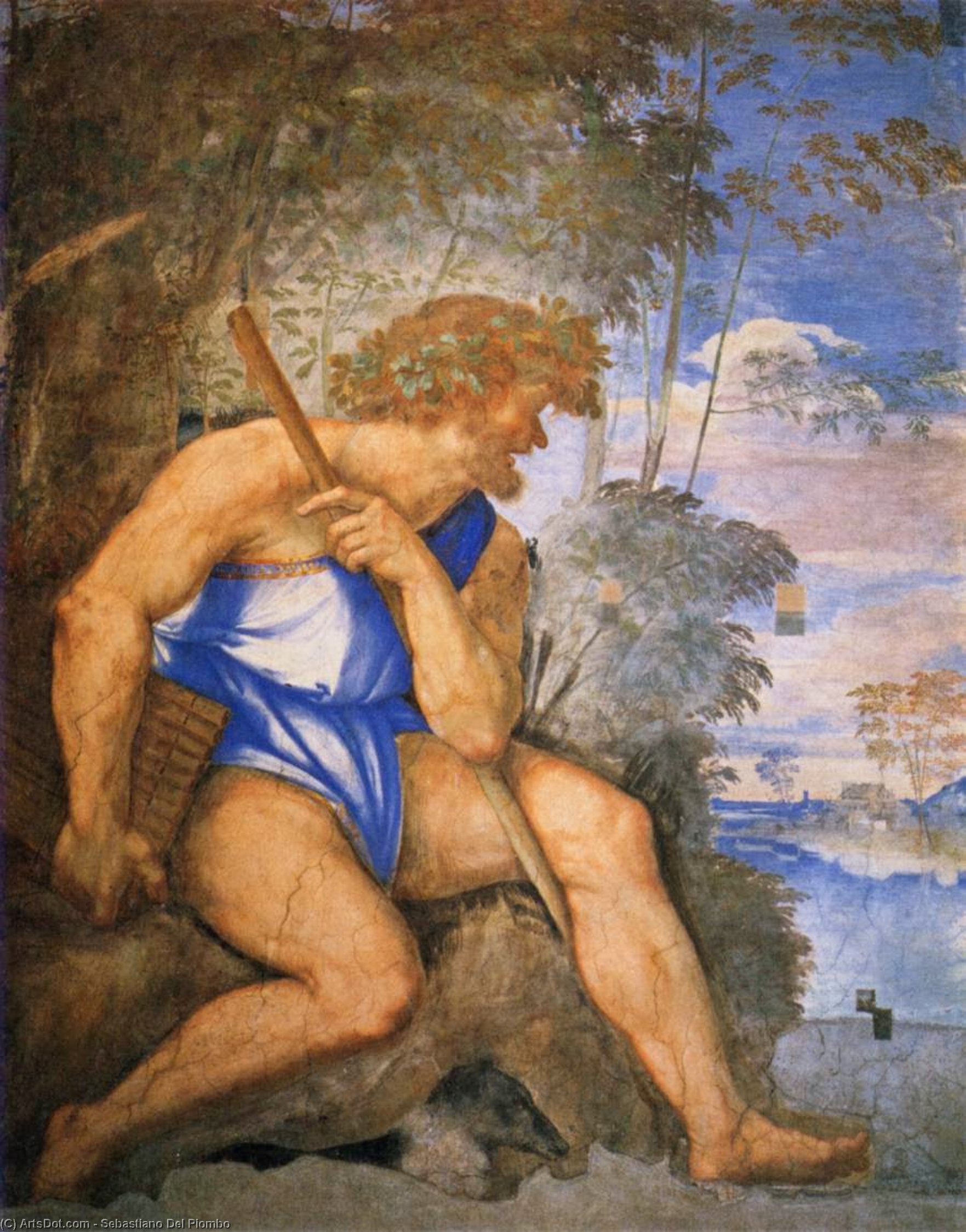 Pedir Reproducciones De Arte Polyphemus, 1512 de Sebastiano Del Piombo (1485-1547, Italy) | ArtsDot.com