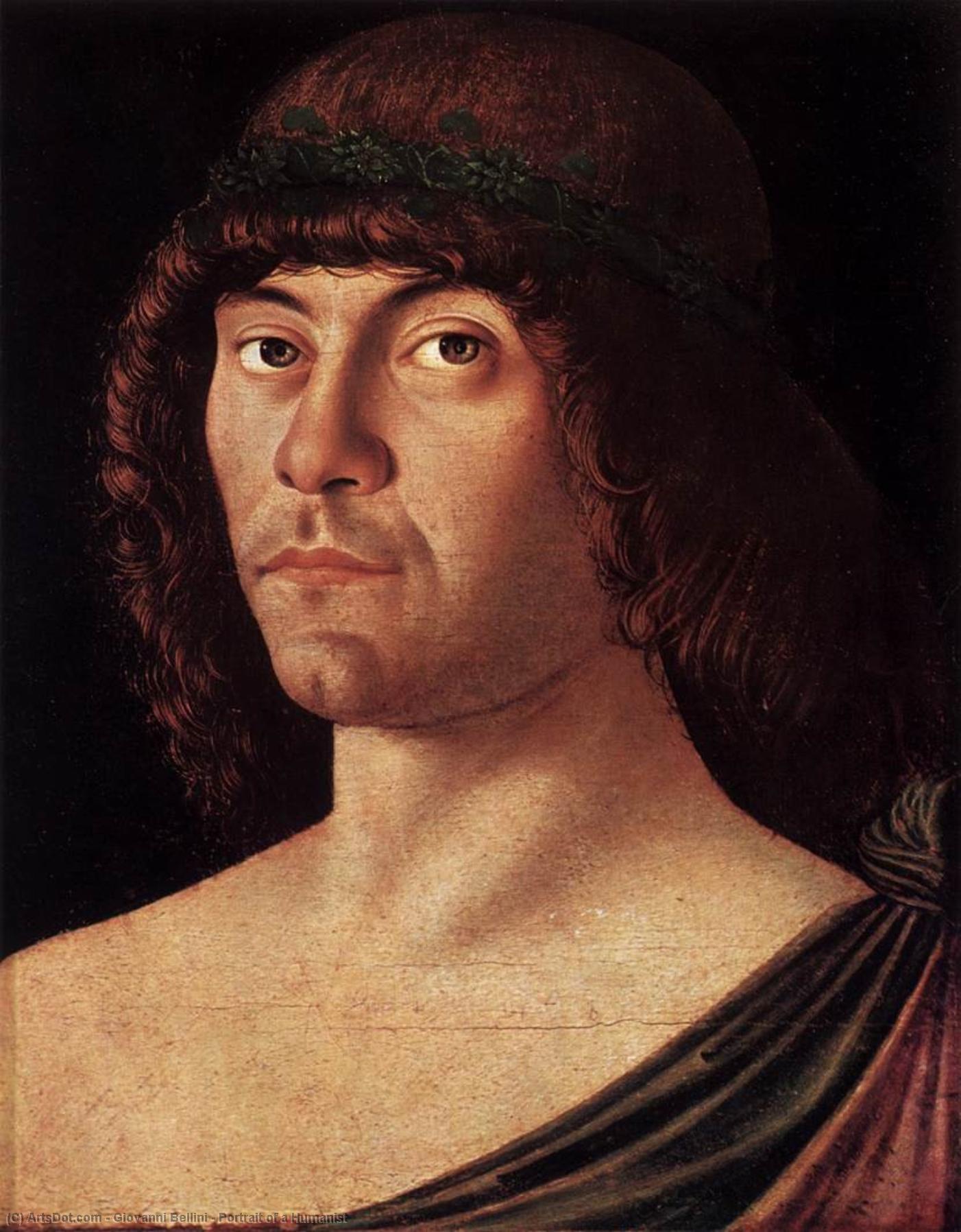 Compra Riproduzioni D'arte Del Museo Ritratto di un umanista, 1475 di Giovanni Bellini (1433-1516, Italy) | ArtsDot.com