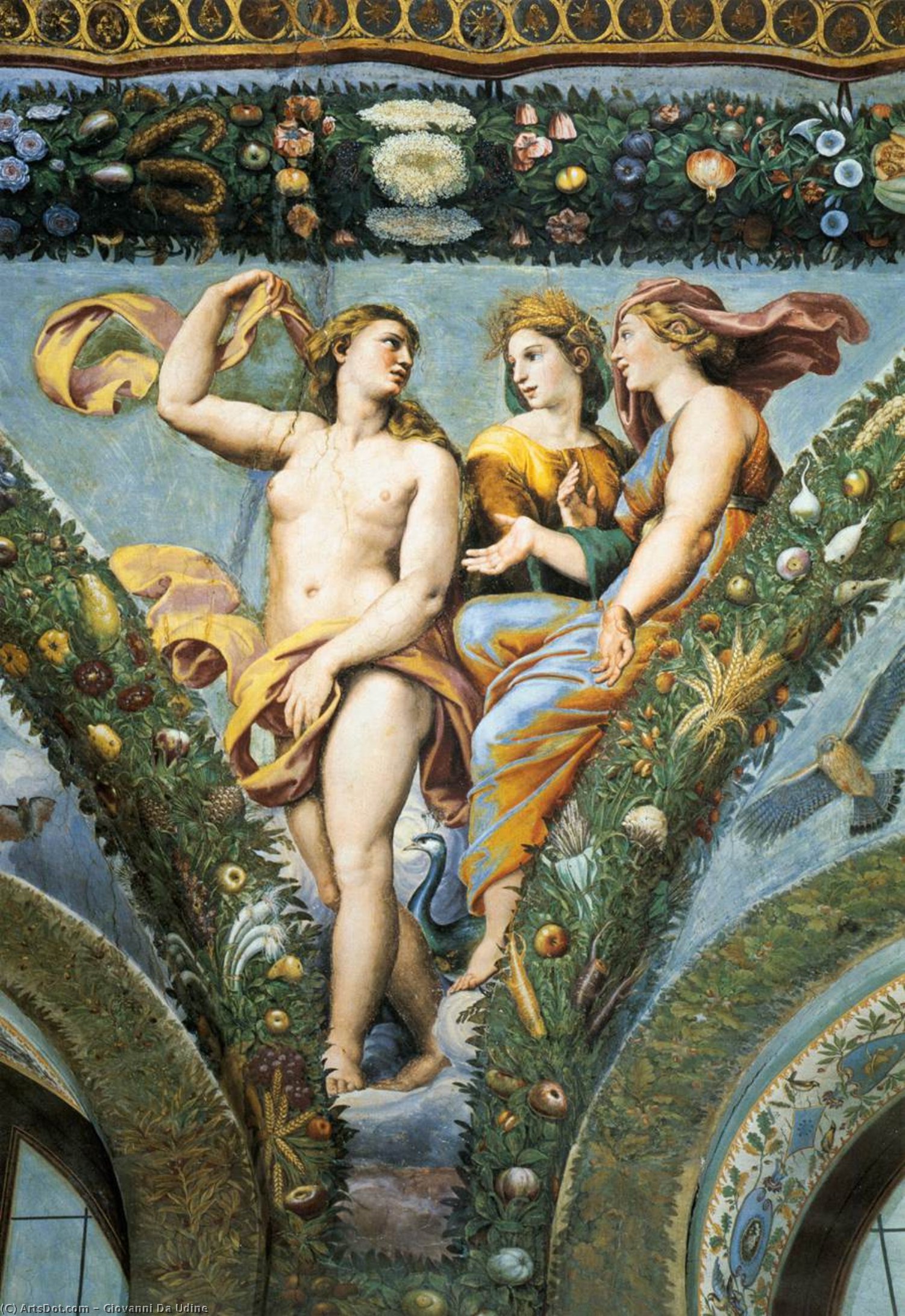 Order Oil Painting Replica Venus, Ceres and Juno, 1517 by Giovanni Da Udine (1475-1535, Italy) | ArtsDot.com