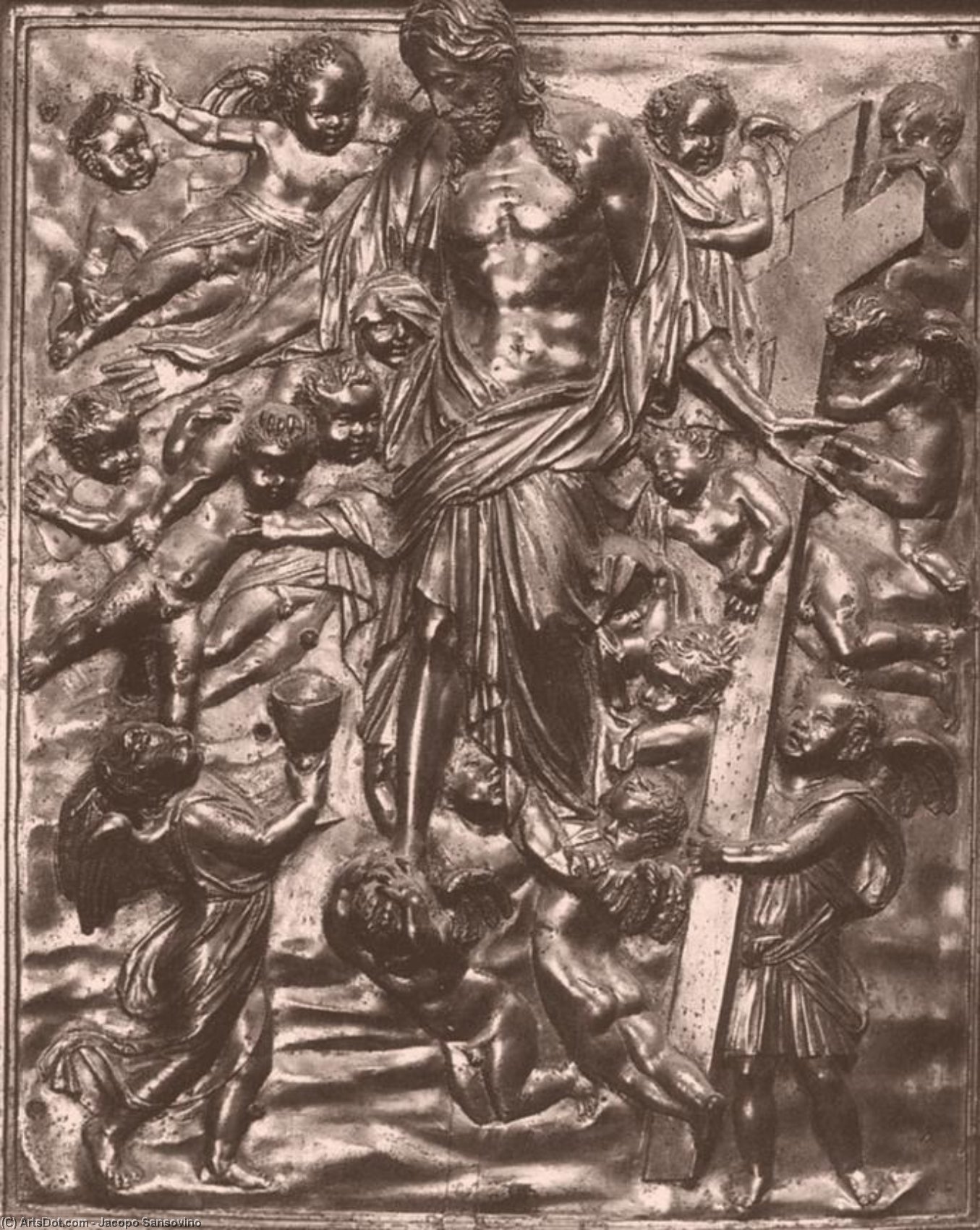 Order Artwork Replica Allegory of Redemption, 1546 by Jacopo Sansovino (1486-1570, Italy) | ArtsDot.com