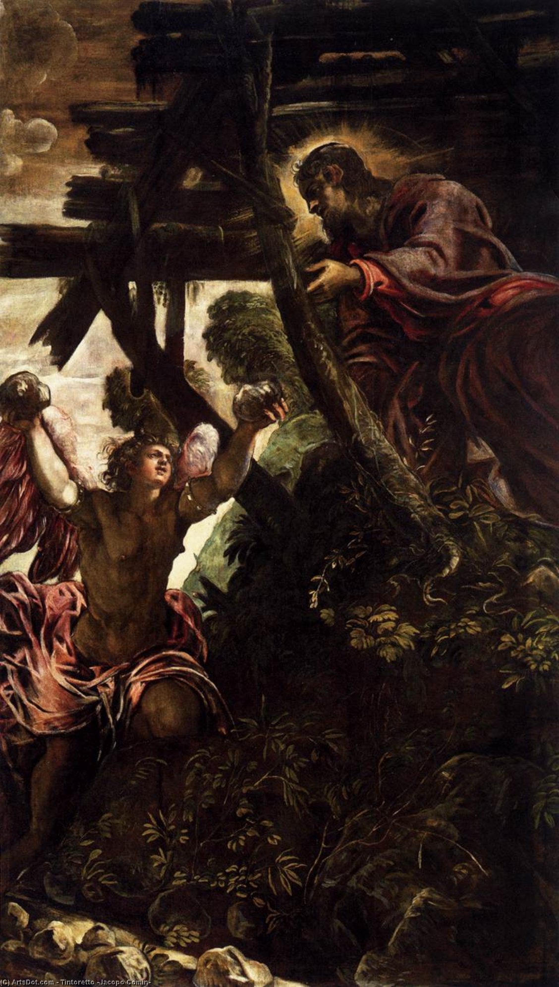 Order Artwork Replica The Temptation of Christ, 1579 by Tintoretto (Jacopo Comin) (1518-1594, Italy) | ArtsDot.com