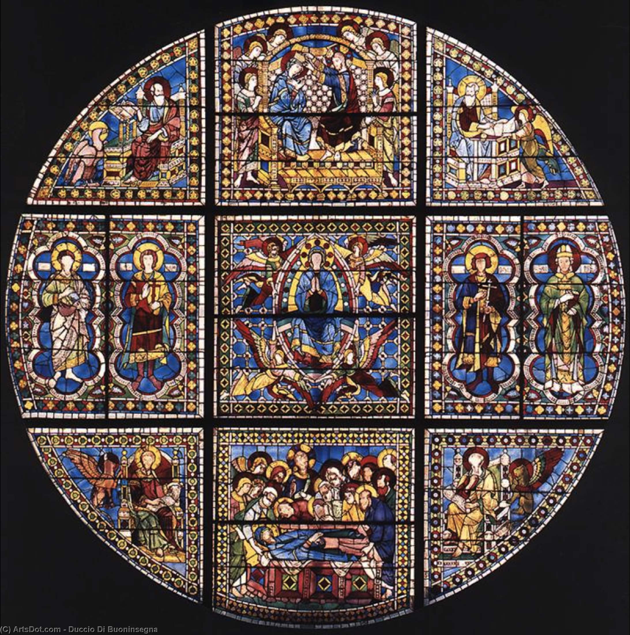 Order Artwork Replica Window, 1288 by Duccio Di Buoninsegna (1255-1319, Italy) | ArtsDot.com