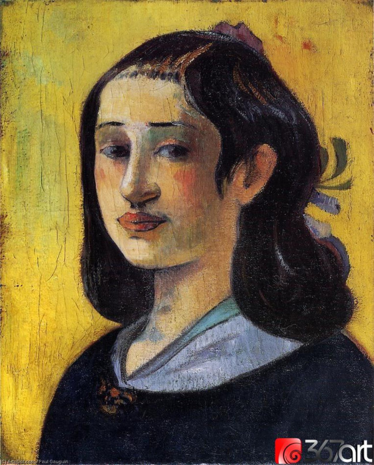 Buy Museum Art Reproductions Portrait of Aline Gauguin, 1890 by Paul Gauguin (1848-1903, France) | ArtsDot.com