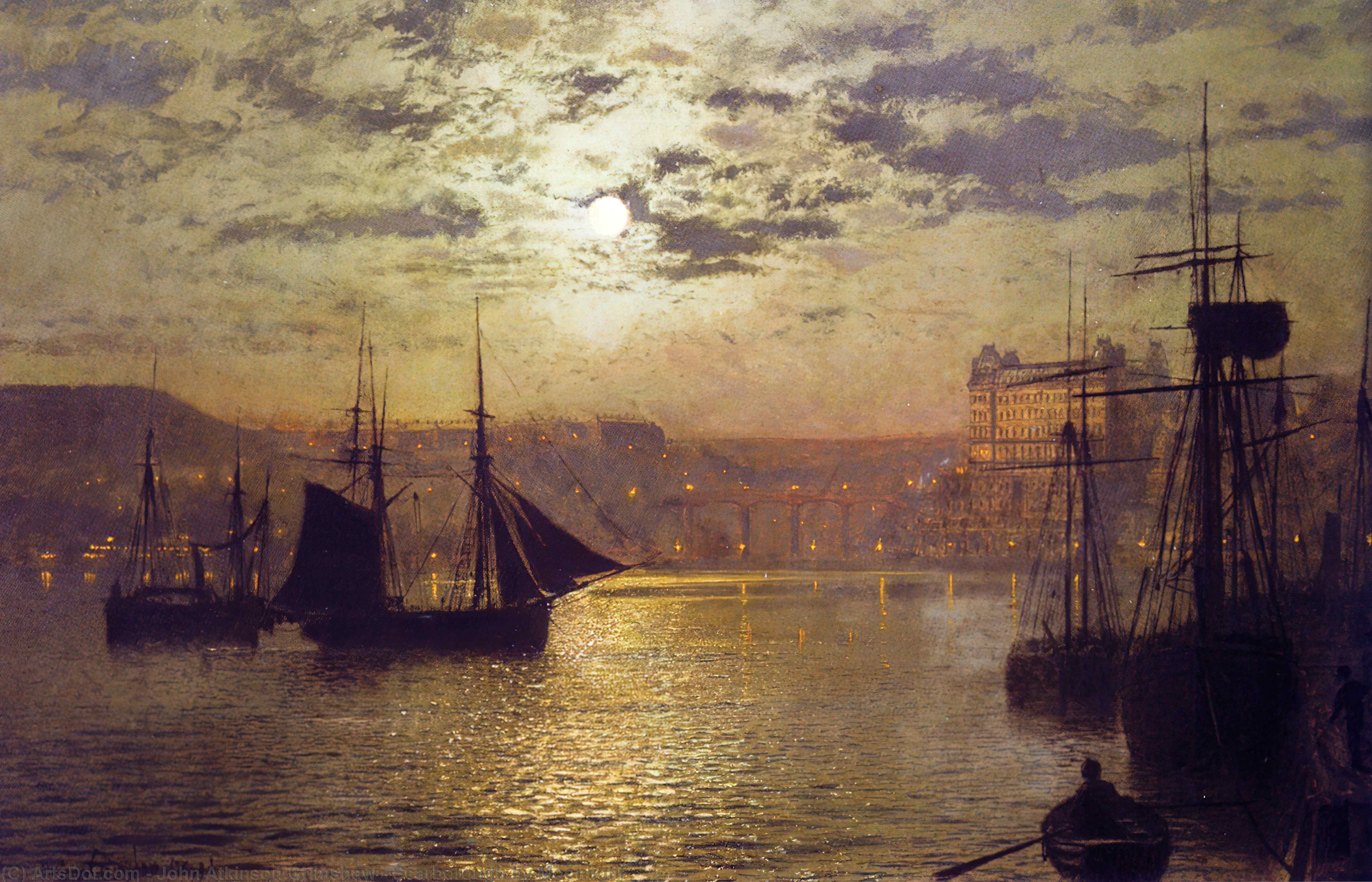 Картина прямо. Гримшоу гавань. John_Atkinson_Grimshaw-Whitby_Harbor_by_Moonlight. Джон Эткинсон Гримшоу гавань Уитби в лунном свете. Джон Эткинсон Гримшоу картины в высоком разрешении.