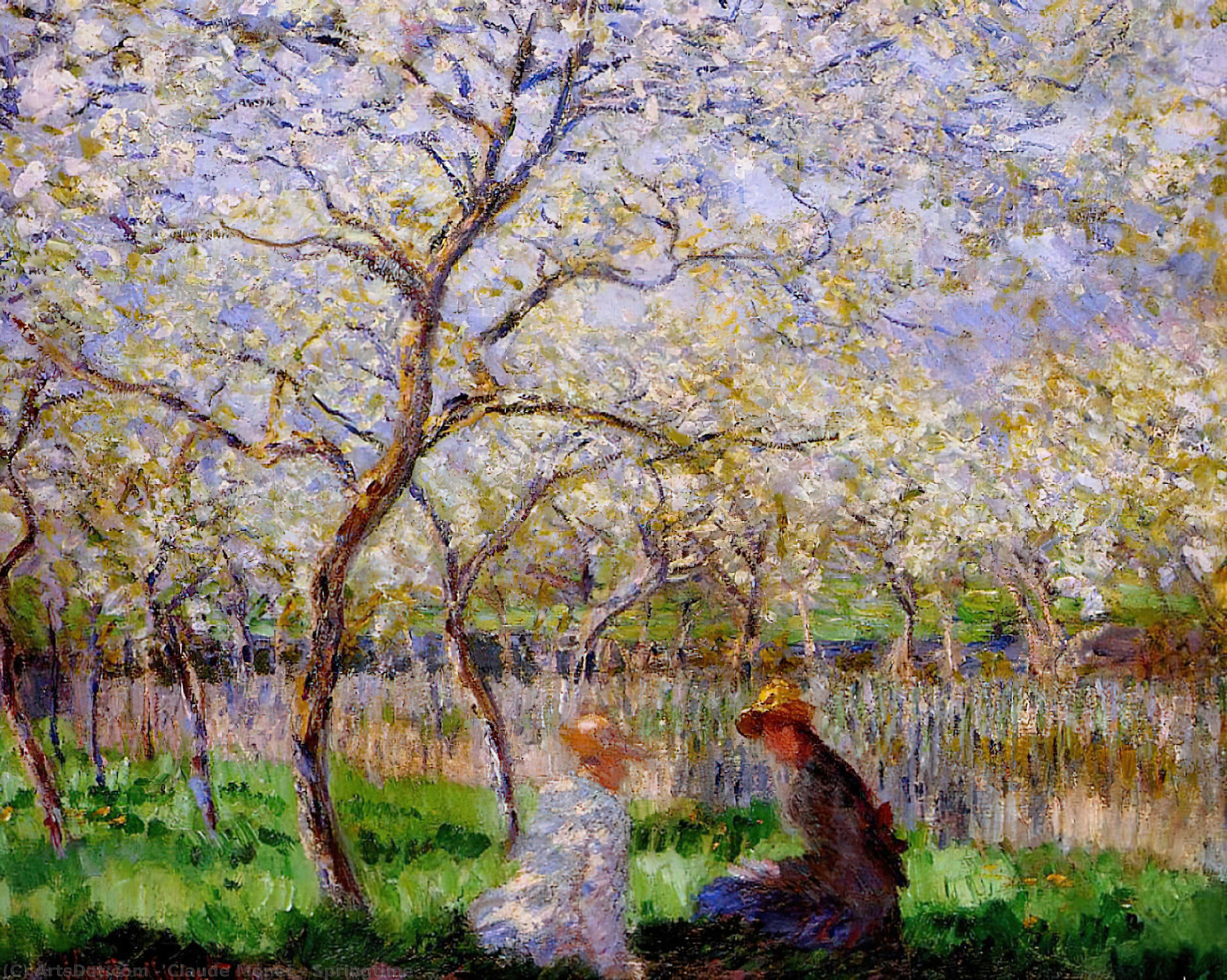 Order Artwork Replica Springtime, 1886 by Claude Monet (1840-1926, France) | ArtsDot.com