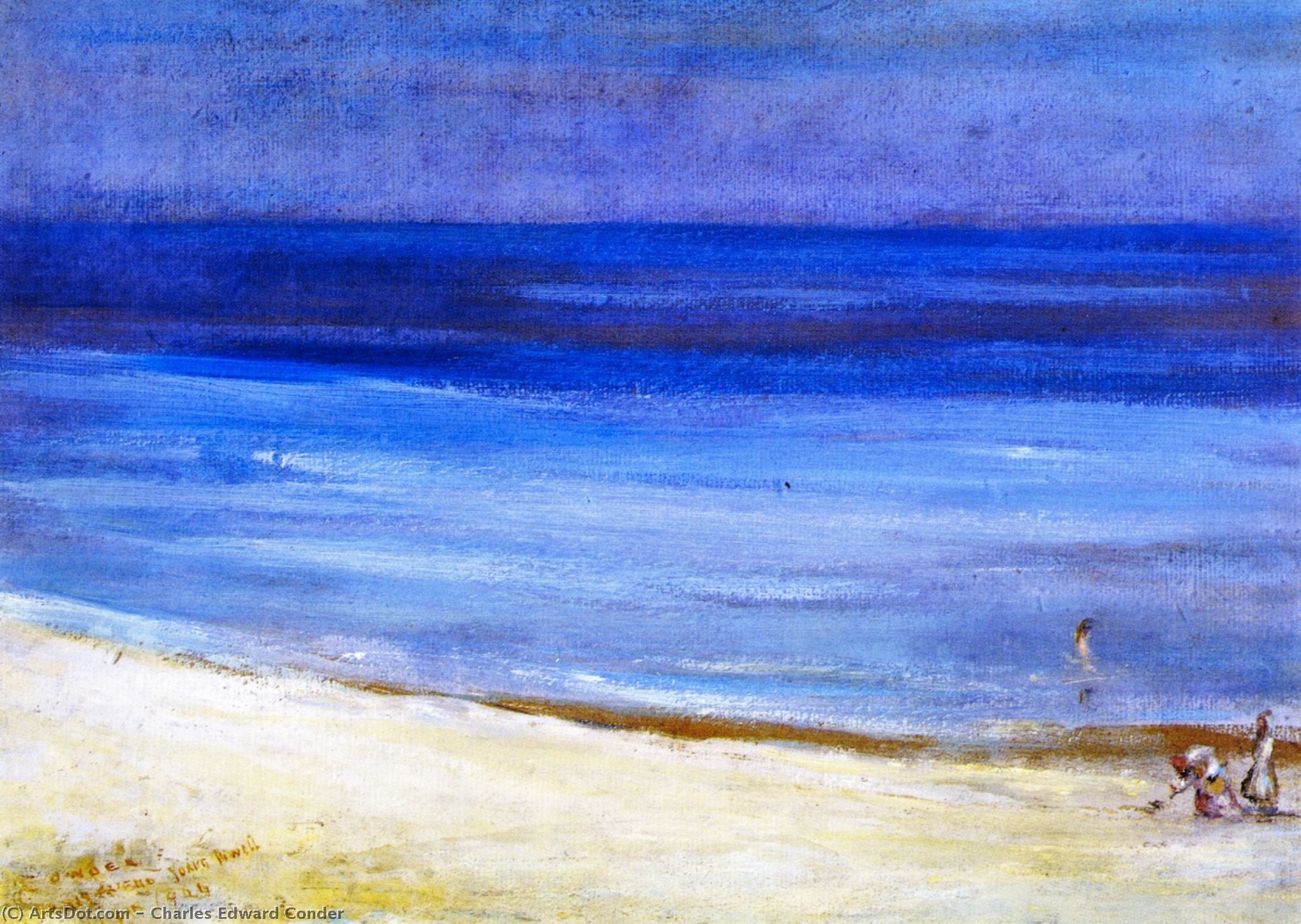 Order Oil Painting Replica Untitled (Seascape), 1904 by Charles Edward Conder (1868-1909, United Kingdom) | ArtsDot.com