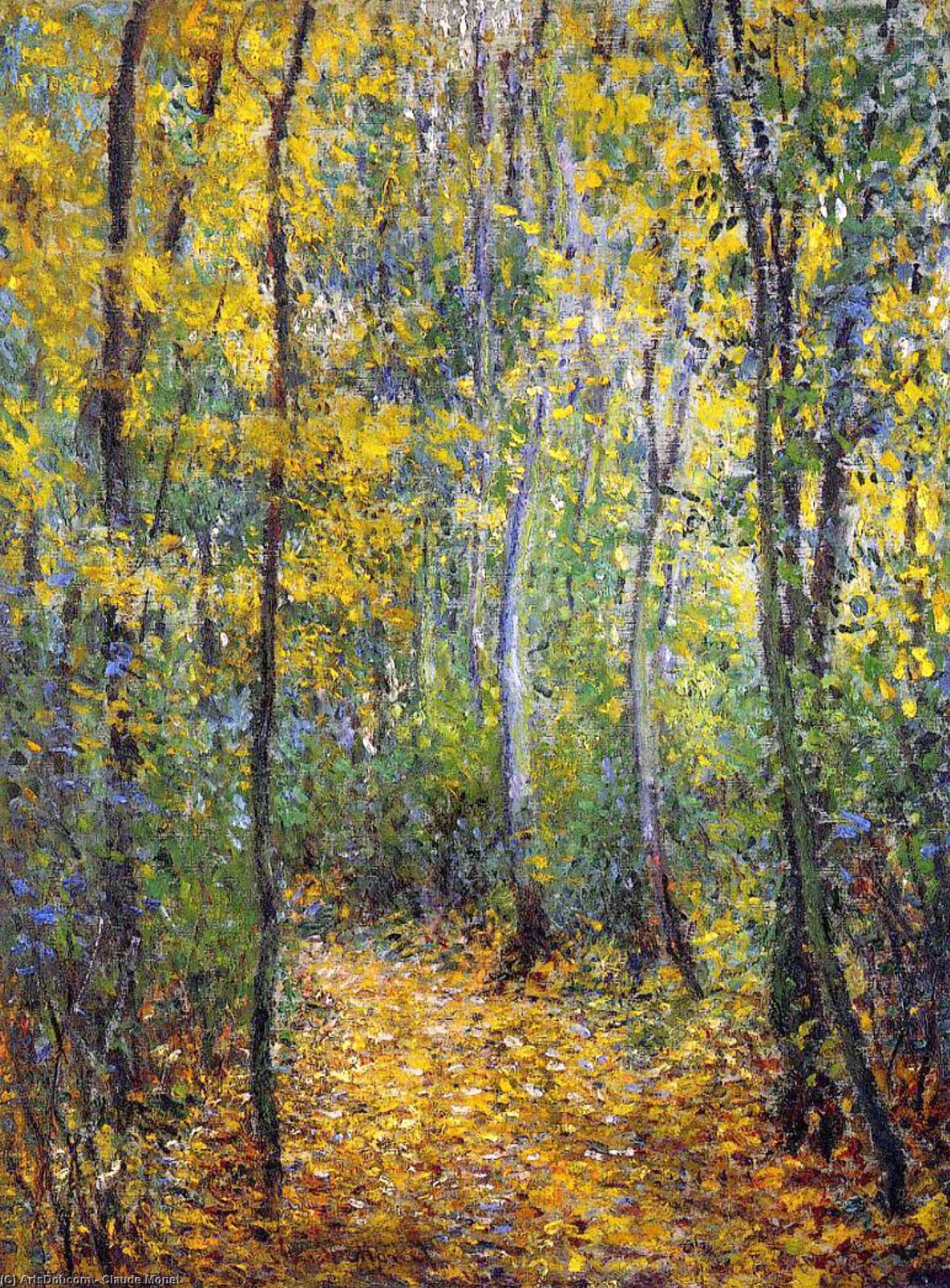 Ordinare Riproduzioni D'arte Wood Lane, 1876 di Claude Monet (1840-1926, France) | ArtsDot.com