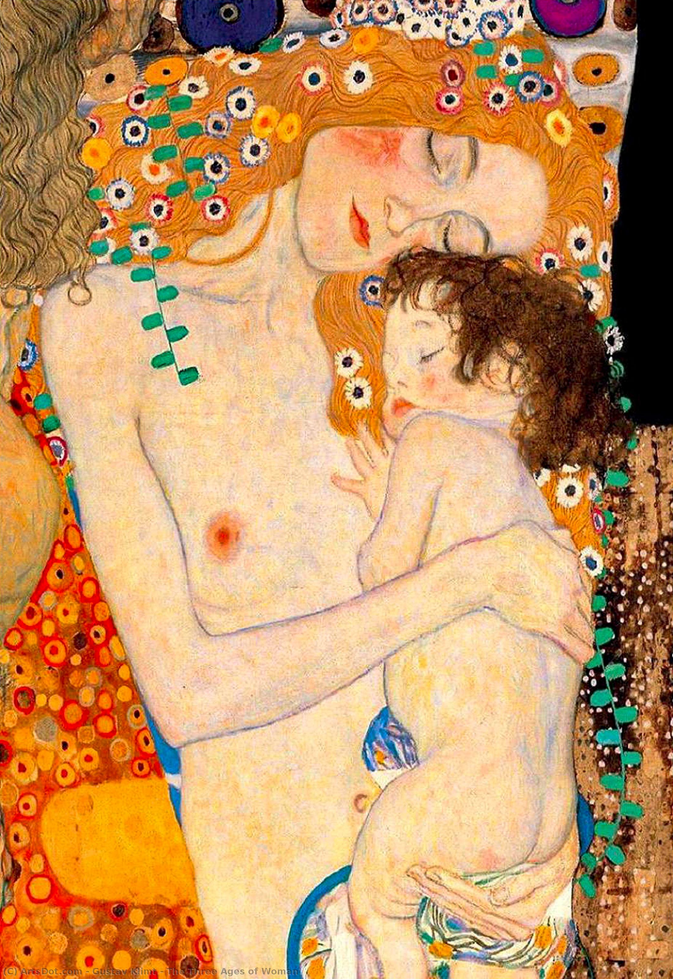 Order Art Reproductions The Three Ages of Woman, 1905 by Gustave Klimt (1862-1918, Austria) | ArtsDot.com