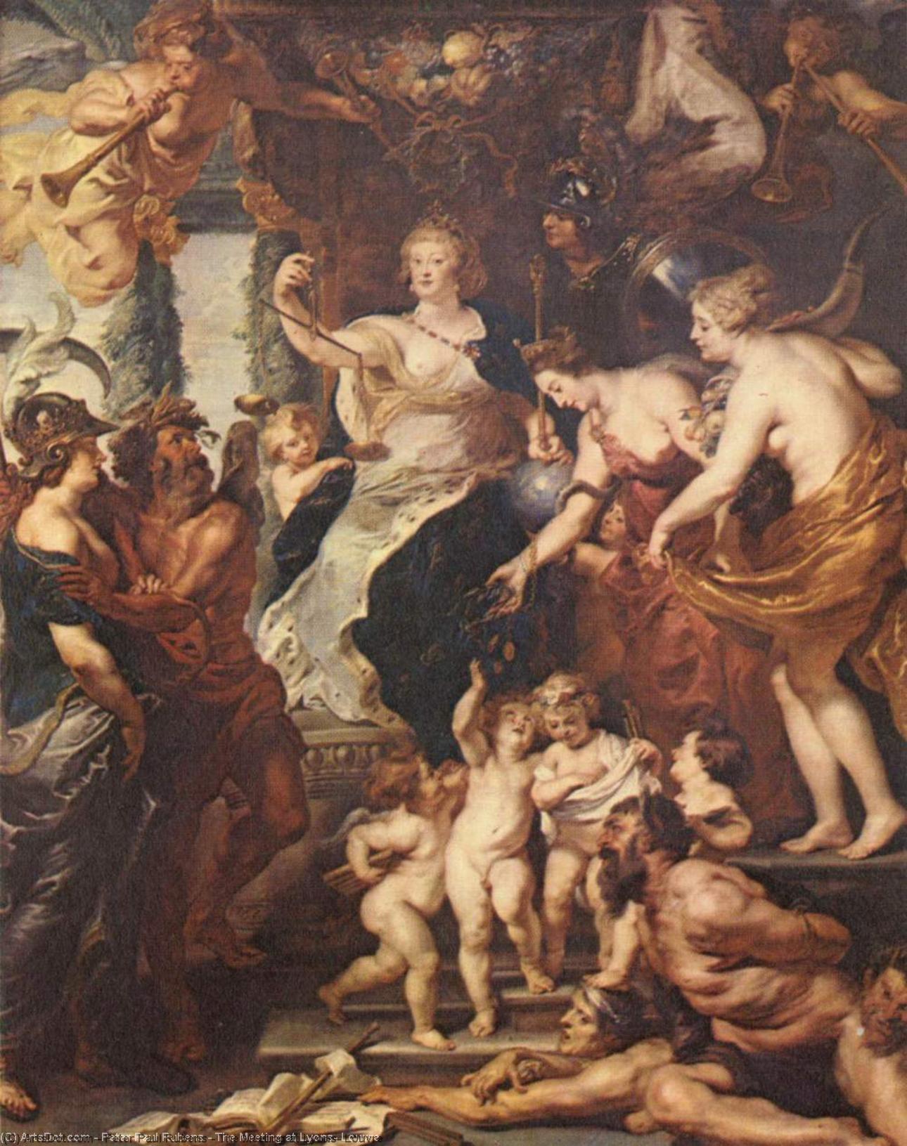 Order Artwork Replica The Meeting at Lyons, Louvre, 1625 by Peter Paul Rubens (1577-1640, Germany) | ArtsDot.com