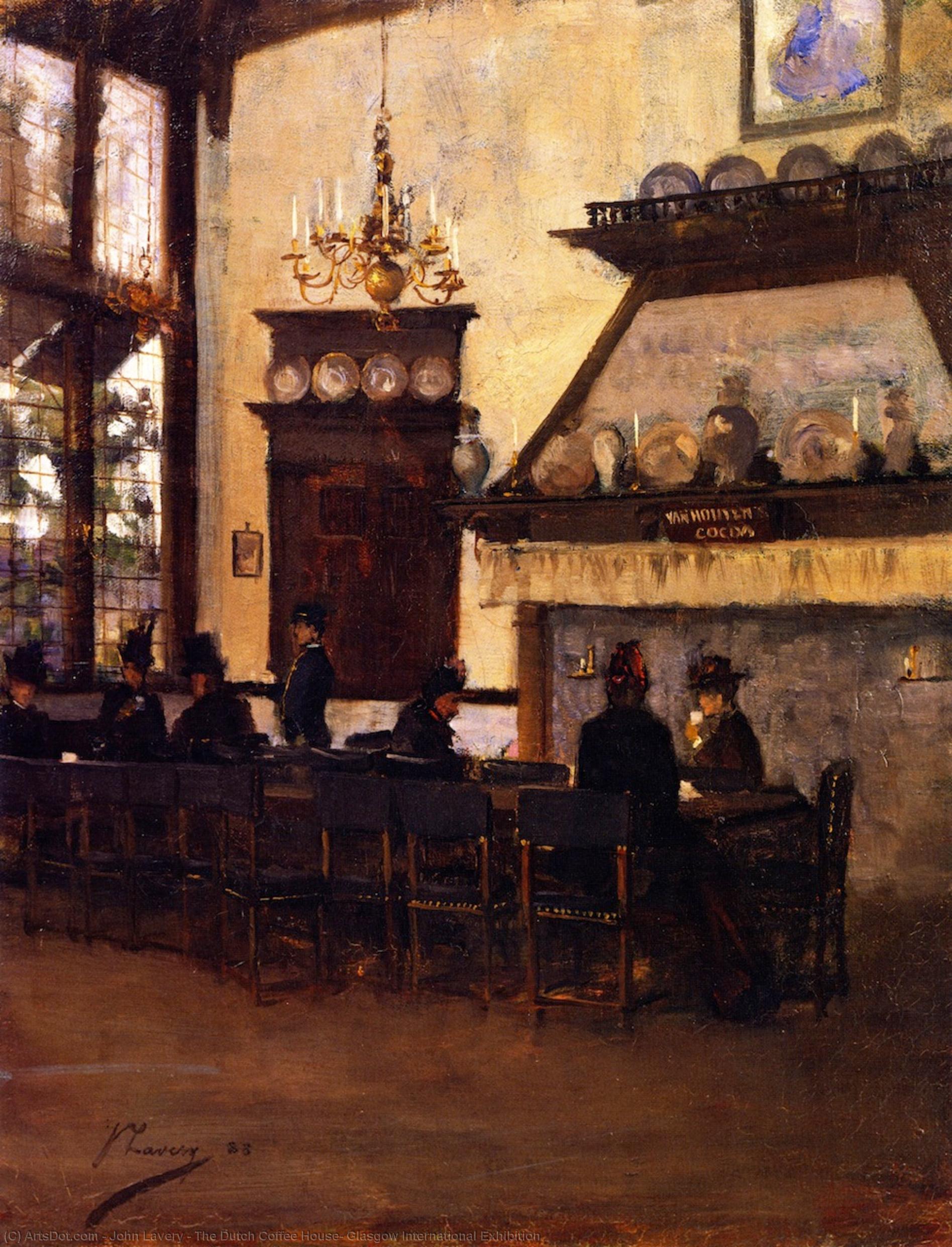 Order Oil Painting Replica The Dutch Coffee House, Glasgow International Exhibition, 1888 by John Lavery | ArtsDot.com
