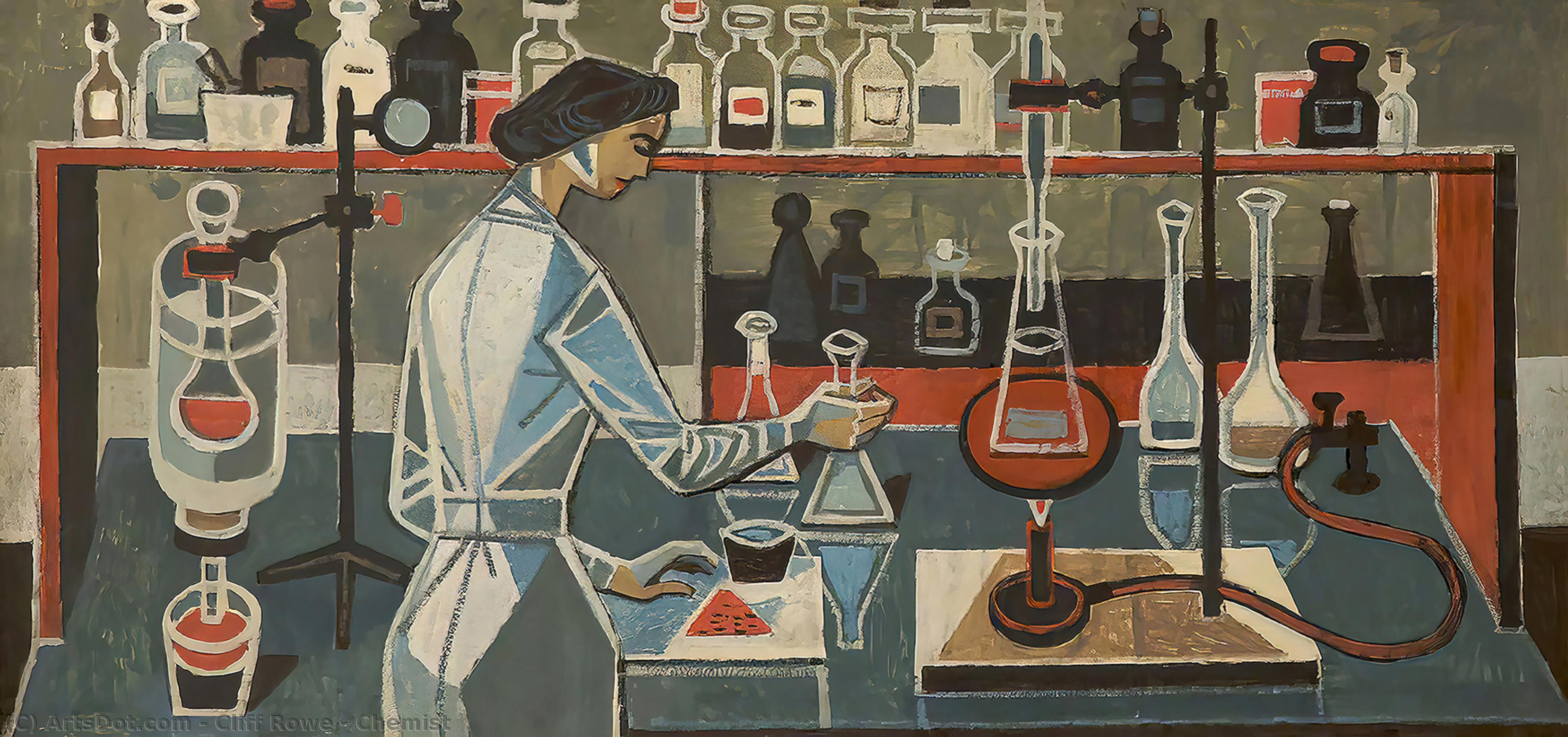 Order Art Reproductions Chemist by Cliff Rowe (Inspired By) (1904-1988) | ArtsDot.com