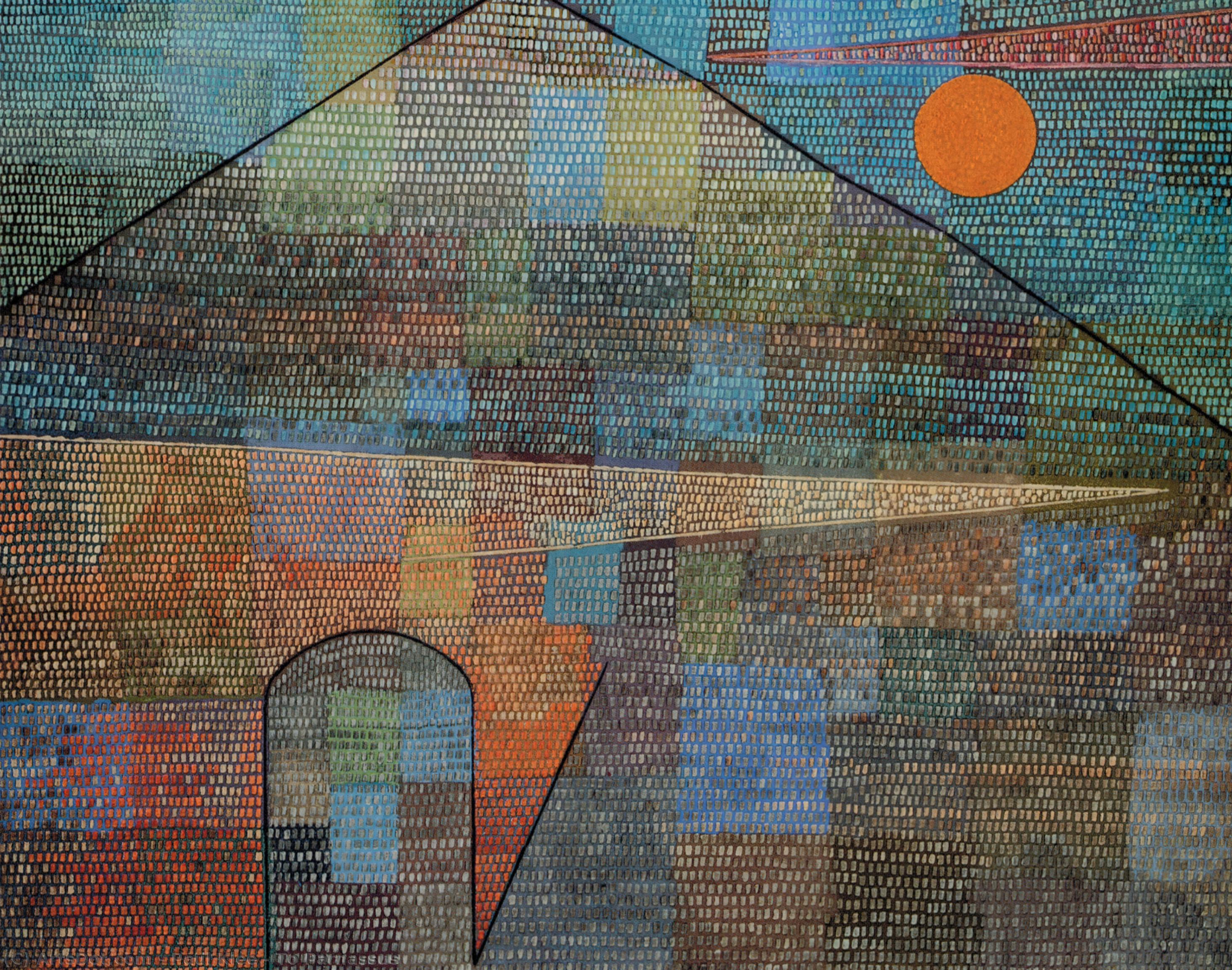 顺序 手工油畫 到帕纳苏斯, 1932 通过 Paul Klee (1879-1940, Switzerland) | ArtsDot.com