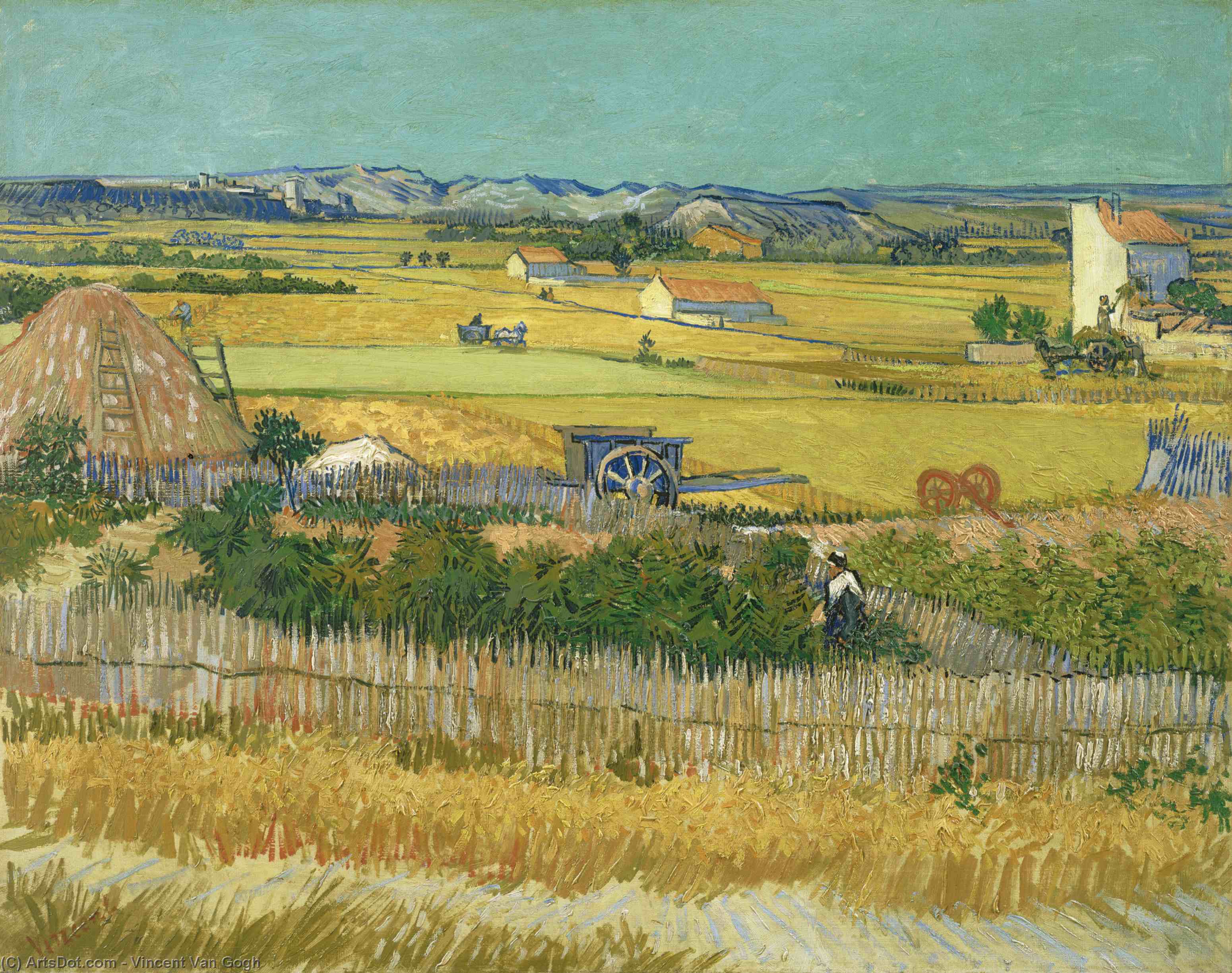 Order Artwork Replica The Harvest, 1888 by Vincent Van Gogh (1853-1890, Netherlands) | ArtsDot.com
