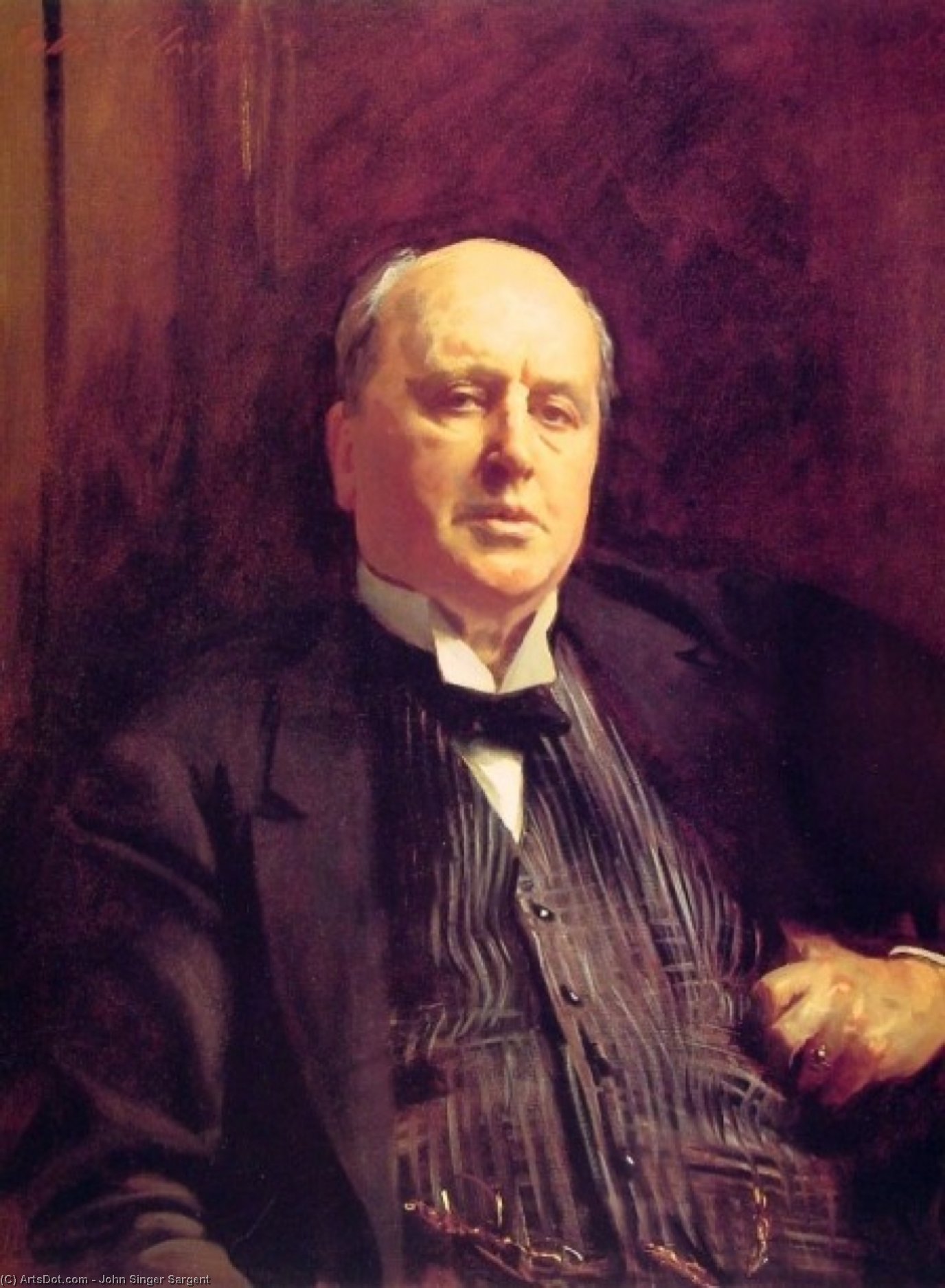 順序 「アート再現 ヘンリー・ジェームズ, 1913 バイ John Singer Sargent (1856-1925, Italy) | ArtsDot.com