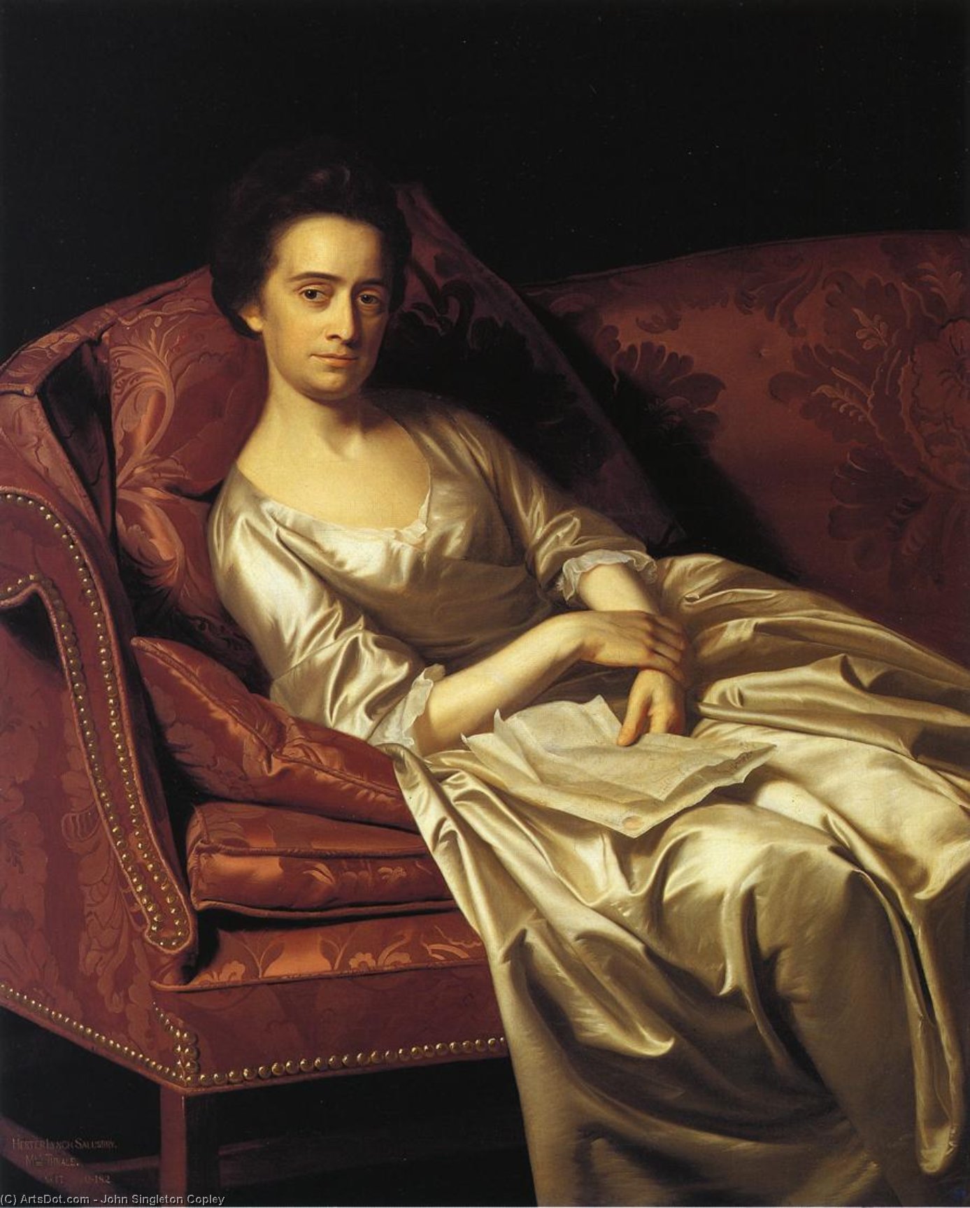 Buy Museum Art Reproductions Portrait of a Lady, 1771 by John Singleton Copley (1738-1815, United Kingdom) | ArtsDot.com