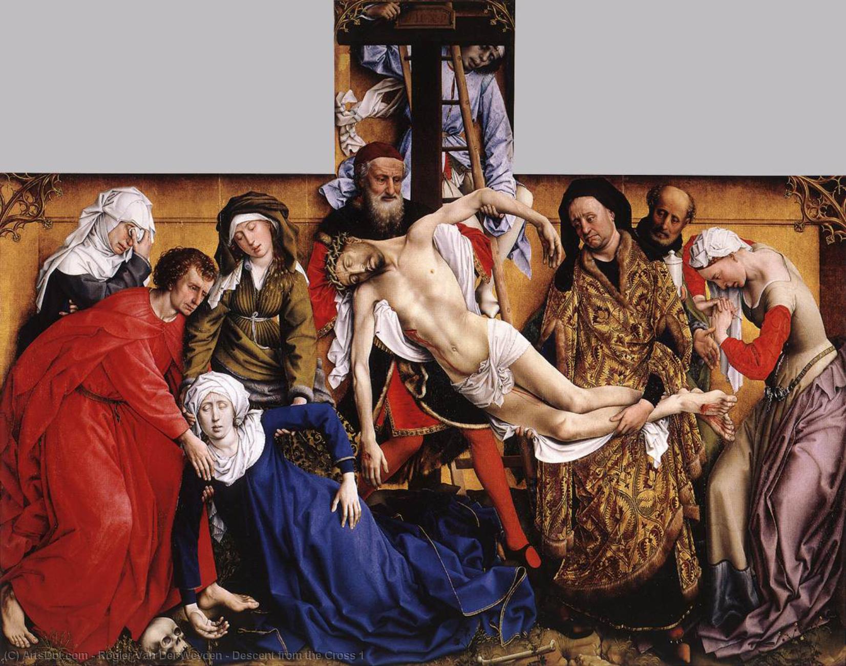 Order Artwork Replica Descent from the Cross 1, 1435 by Rogier Van Der Weyden (1400-1464, Belgium) | ArtsDot.com