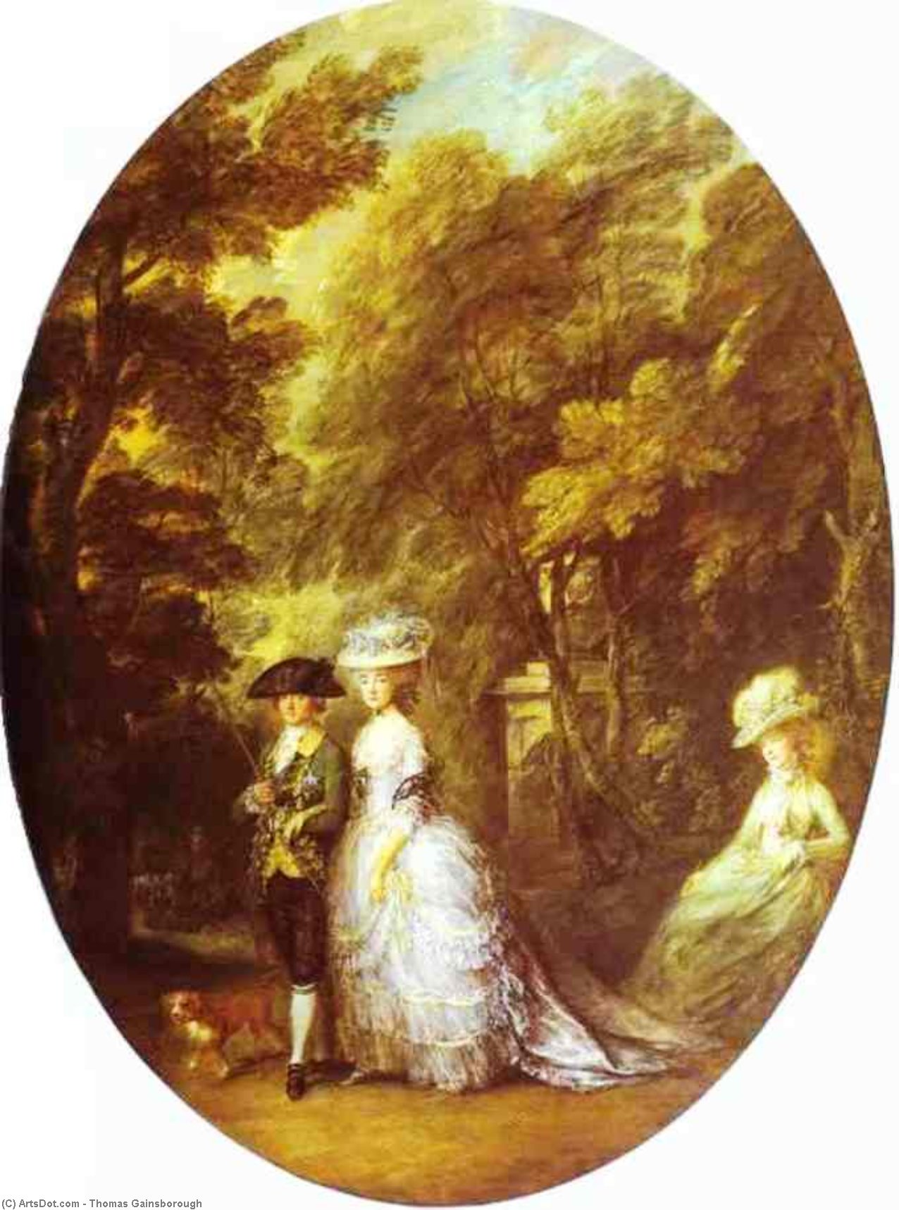 順序 「アート再現 ヘンリーの肖像画、カンバーランドのデューク、カンバーランドとレディエリザベス・ルトル, 1783 バイ Thomas Gainsborough (1727-1788, United Kingdom) | ArtsDot.com