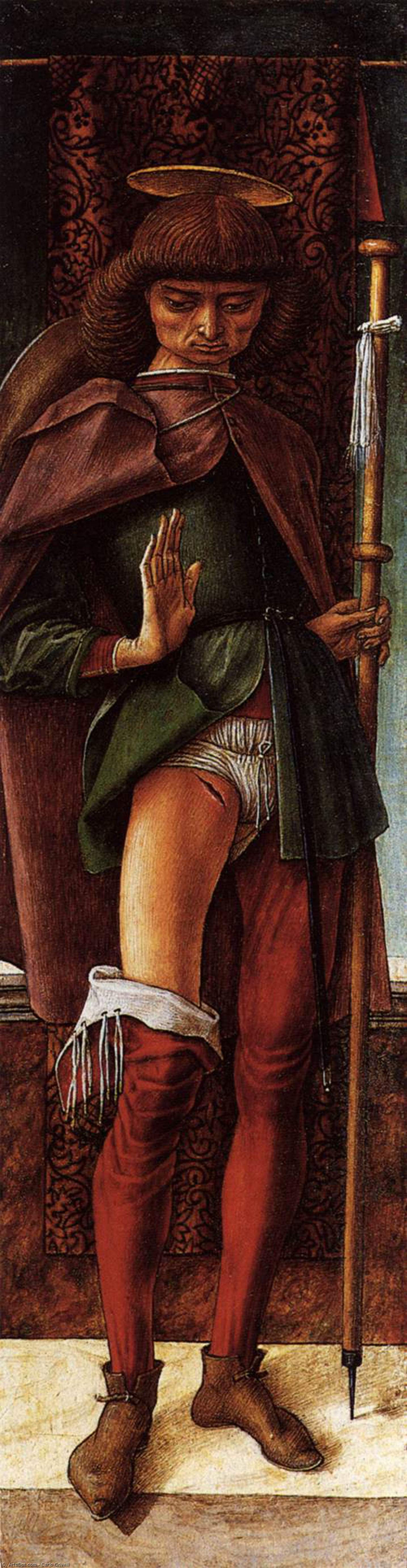 Ordinare Riproduzioni Di Belle Arti St Roch, 1493 di Carlo Crivelli (1435-1495, Italy) | ArtsDot.com
