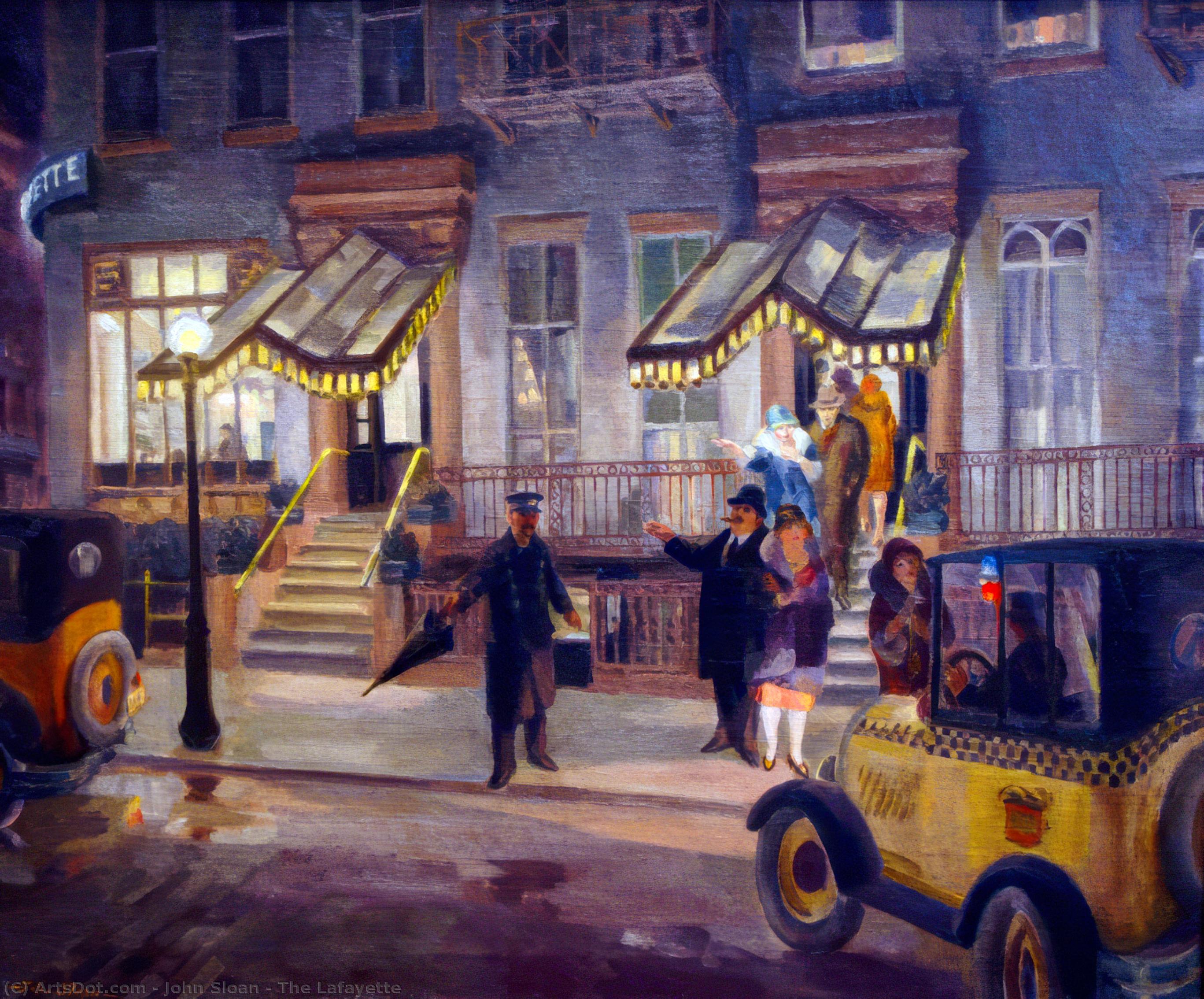 Obtenir Reproductions De Peintures La lafayette, 1927 de John Sloan (1871-1951, United States) | ArtsDot.com