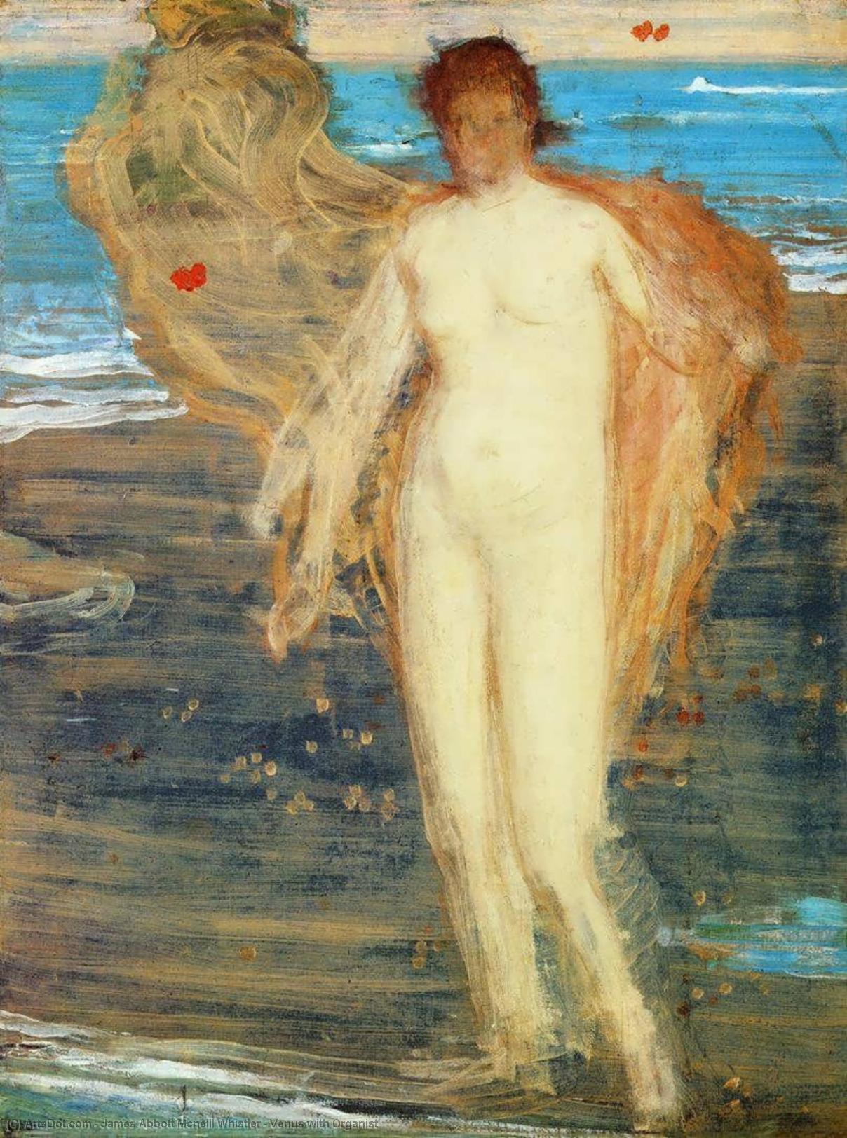 Buy Museum Art Reproductions Venus with Organist, 1868 by James Abbott Mcneill Whistler (1834-1903, United States) | ArtsDot.com