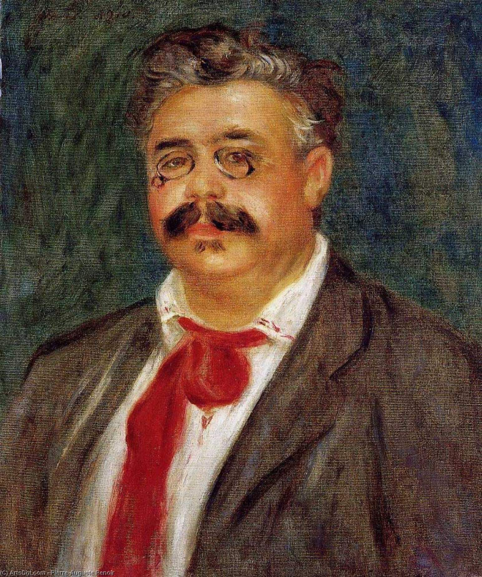Order Oil Painting Replica Wilhelm Muhlfeld, 1910 by Pierre-Auguste Renoir (1841-1919, France) | ArtsDot.com