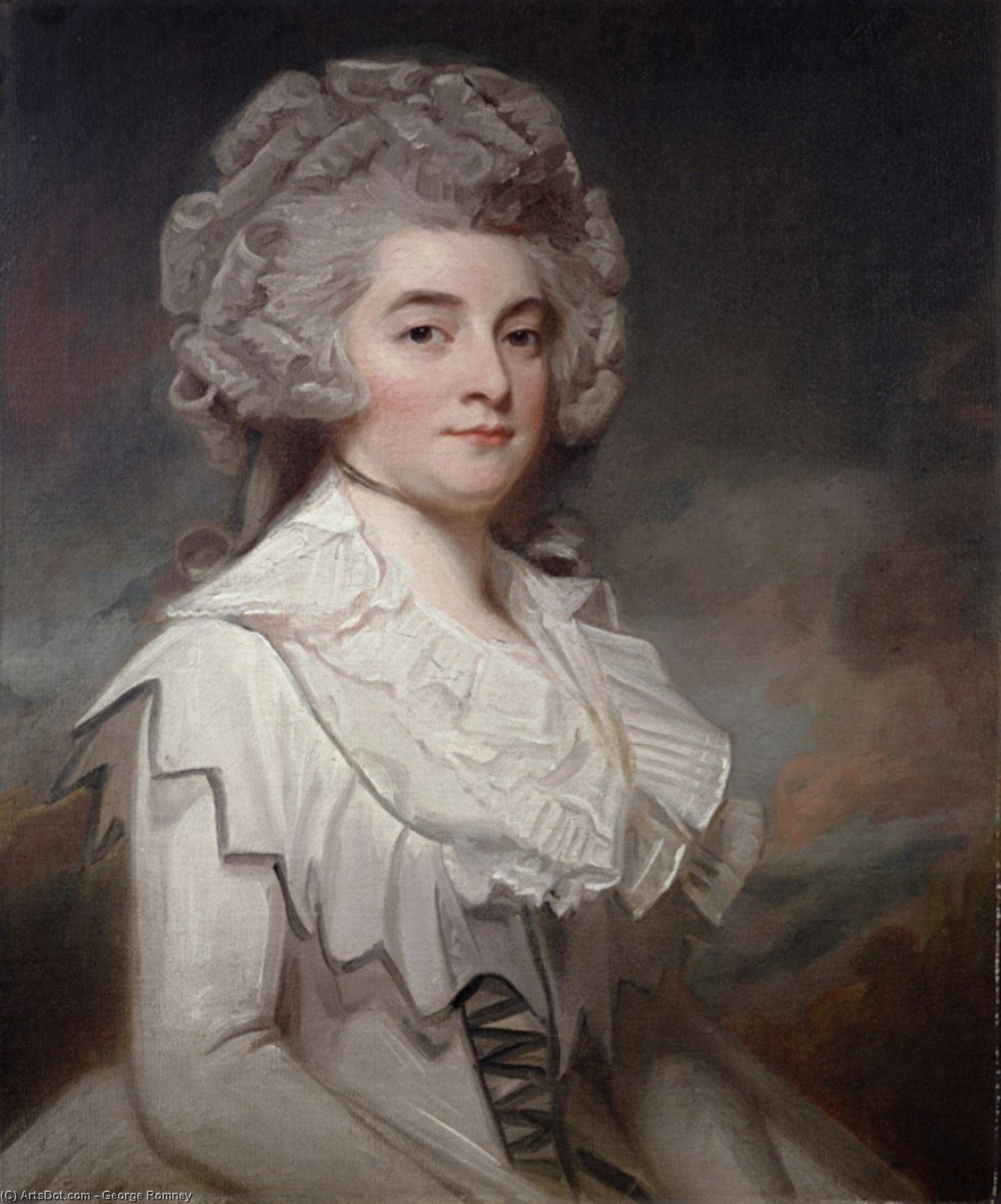 Kauf Museum Kunstreproduktionen Miss Mary Finch-Hatton, 1788 von George Romney (1734-1802, United Kingdom) | ArtsDot.com