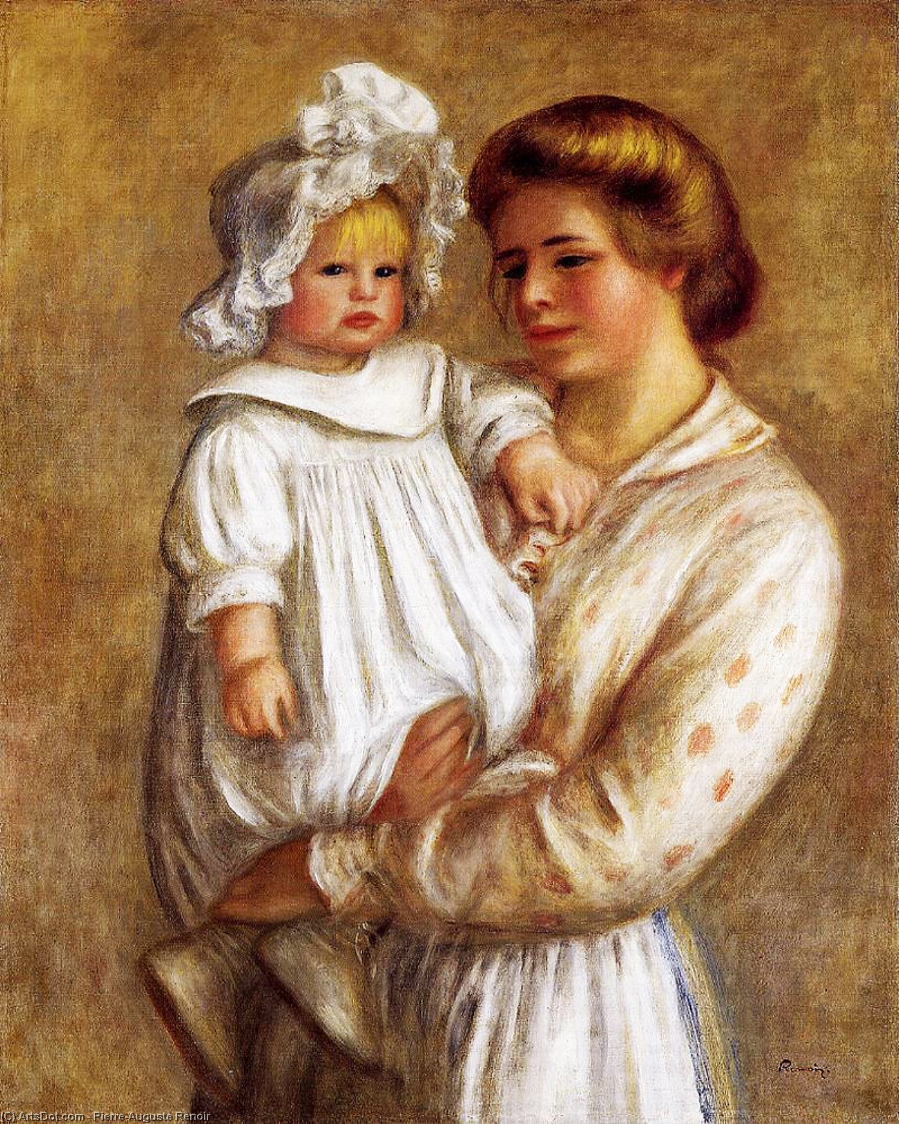 Ordinare Riproduzioni D'arte Claude e Renee (noto anche come Claude), 1903 di Pierre-Auguste Renoir (1841-1919, France) | ArtsDot.com