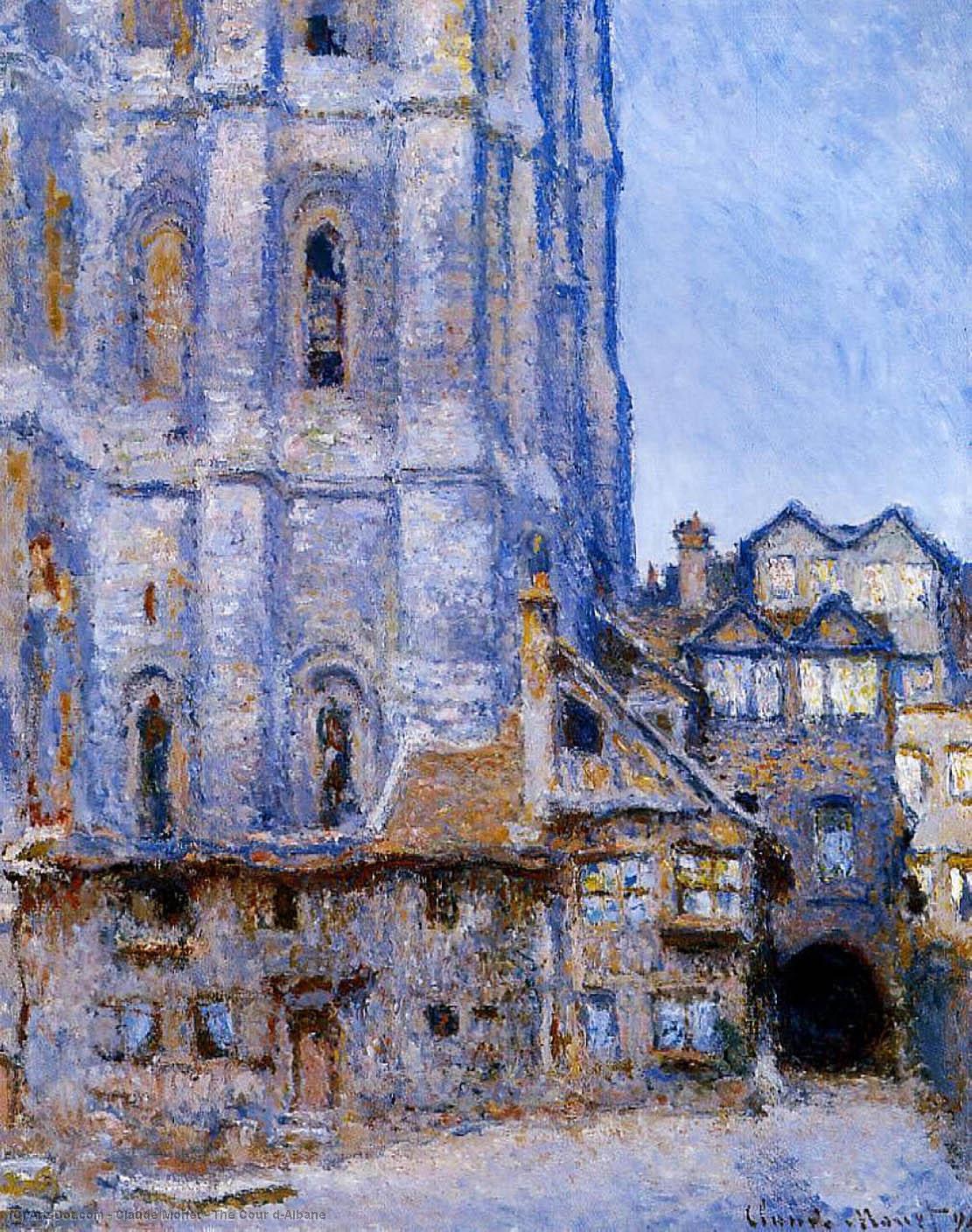 Buy Museum Art Reproductions The Cour d`Albane, 1892 by Claude Monet (1840-1926, France) | ArtsDot.com