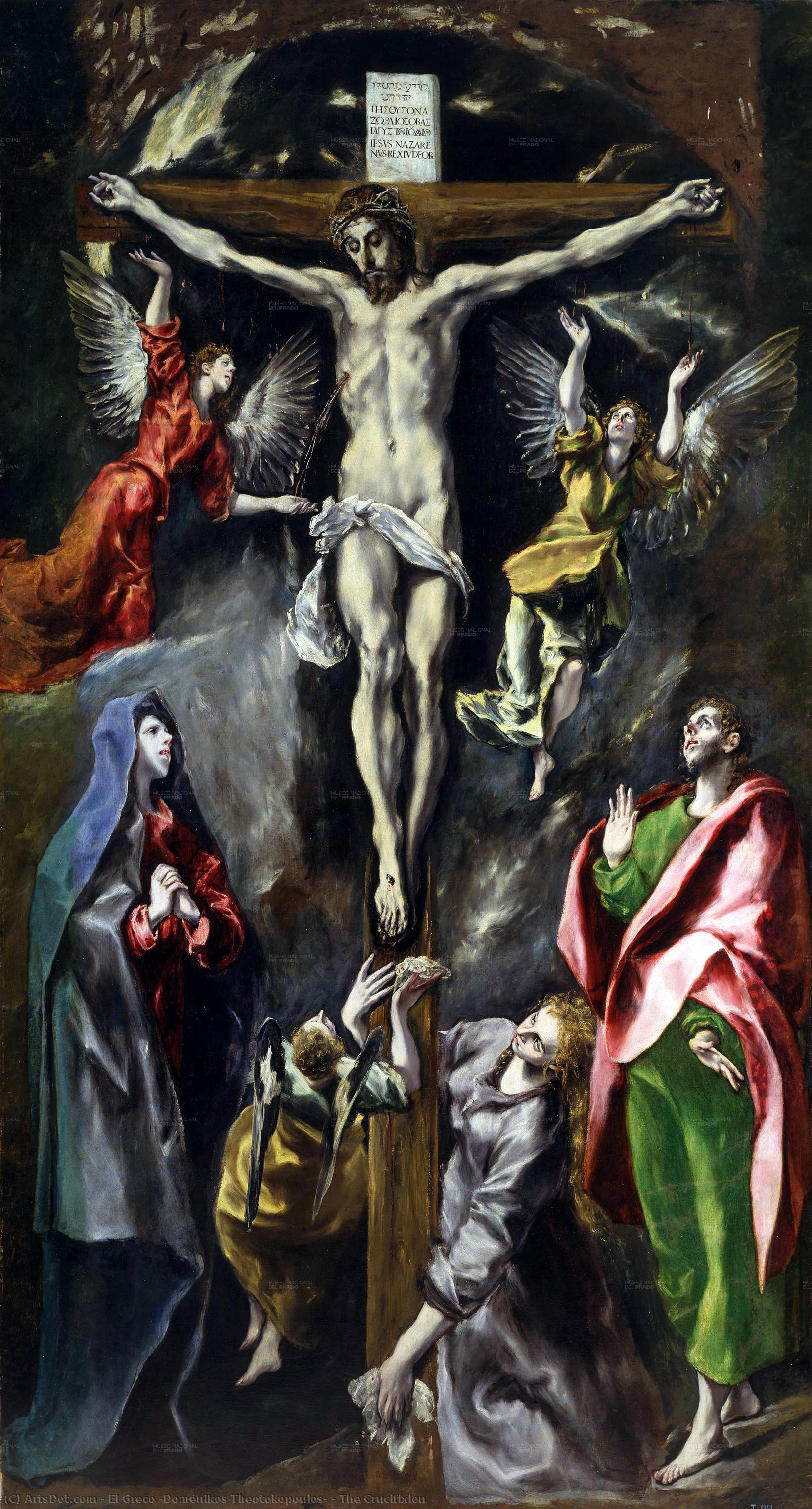 Pedir Grabados De Calidad Del Museo La crucifixión, 1594 de El Greco (Doménikos Theotokopoulos) (1541-1614, Greece) | ArtsDot.com