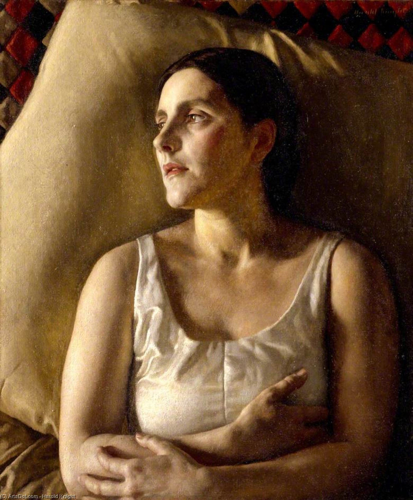 順序 油絵 エテル・バートルット, 1937 バイ Harold Knight (に触発された) (1874-1961, United Kingdom) | ArtsDot.com