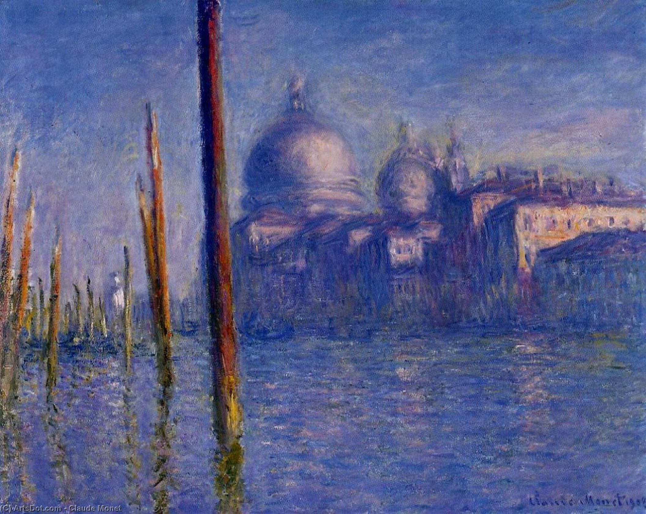 Order Art Reproductions The Grand Canal, Venice, 1908 by Claude Monet (1840-1926, France) | ArtsDot.com