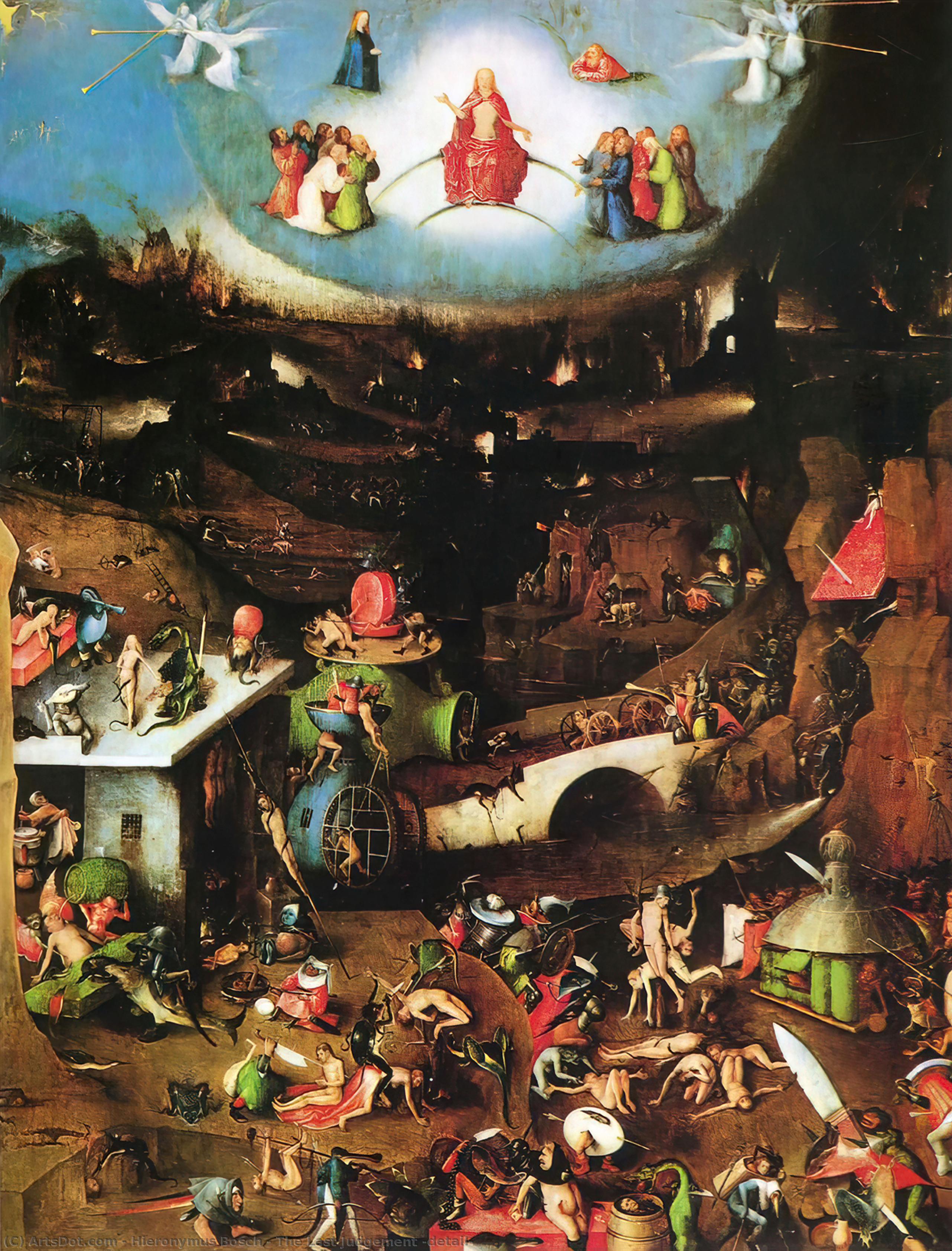 Order Oil Painting Replica The Last Judgement (detail), 1505 by Hieronymus Bosch (1450-1516, Netherlands) | ArtsDot.com