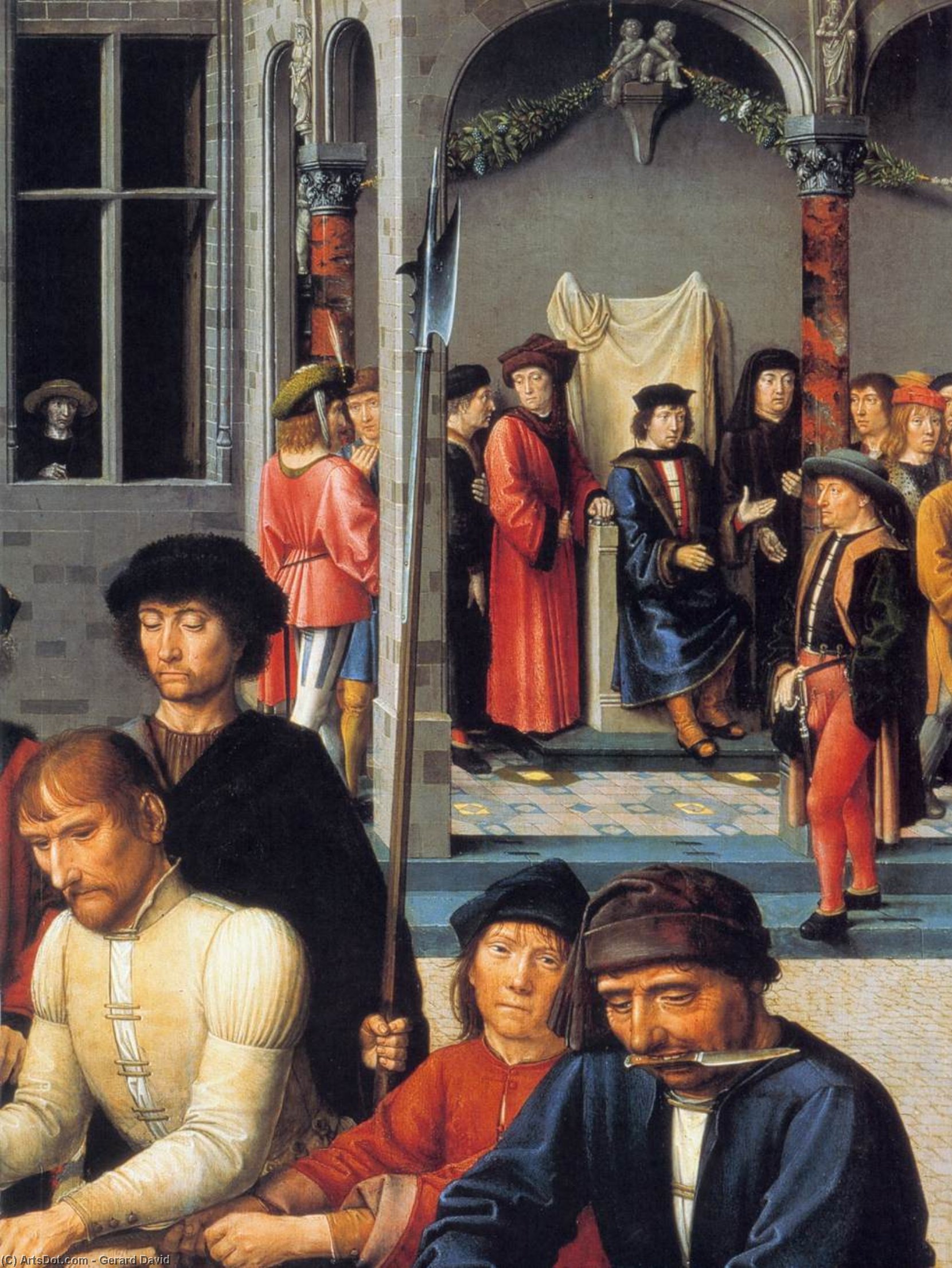 Order Artwork Replica The Judgment of Cambyses (detail), 1498 by Gerard David (1450-1523, Netherlands) | ArtsDot.com
