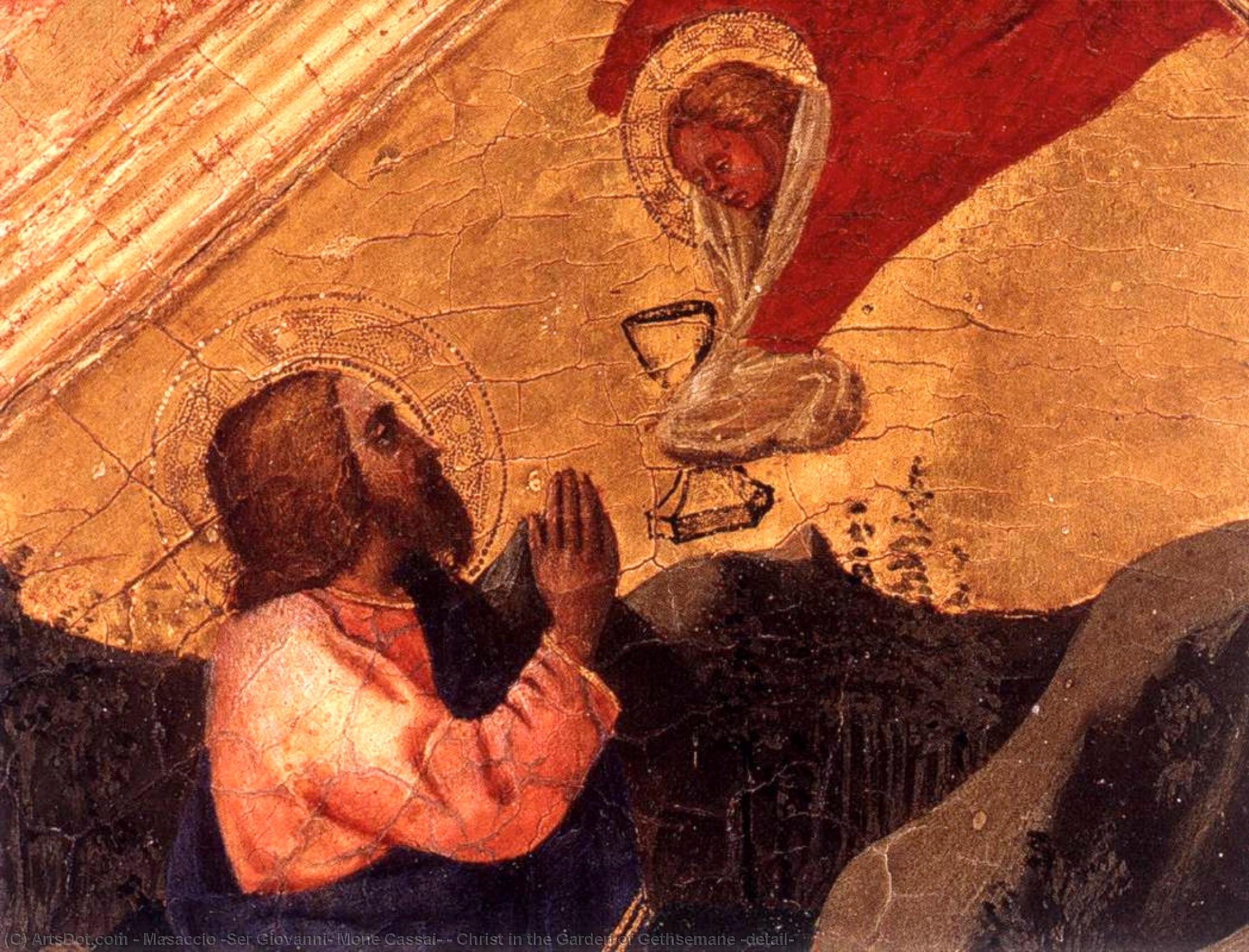 Order Art Reproductions Christ in the Garden of Gethsemane (detail), 1424 by Masaccio (Ser Giovanni, Mone Cassai) (1401-1429, Italy) | ArtsDot.com