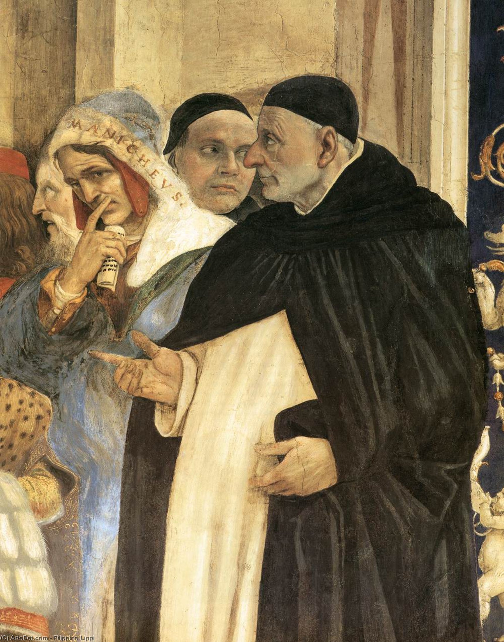 Comprar Reproducciones De Arte Del Museo Triunfo de Santo Tomás de Aquino sobre los Herejes (detalle), 1489 de Filippino Lippi (1457-1504, Italy) | ArtsDot.com