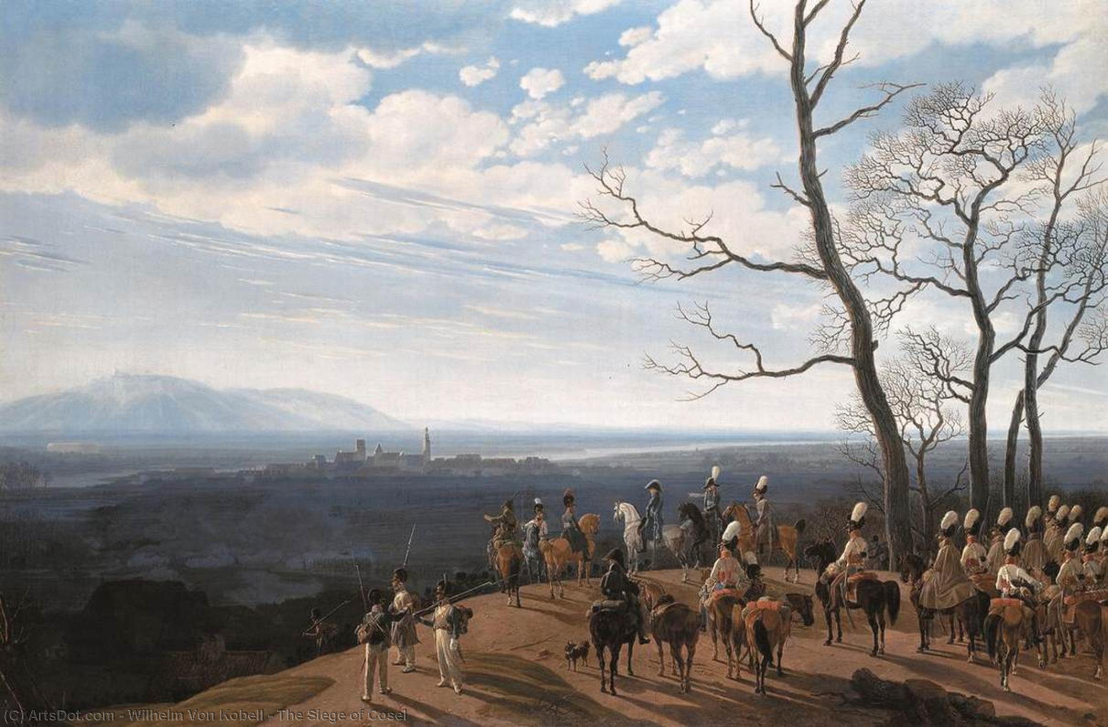 順序 油絵 コゼルの包囲, 1808 バイ Wilhelm Von Kobell (1766-1853, Germany) | ArtsDot.com