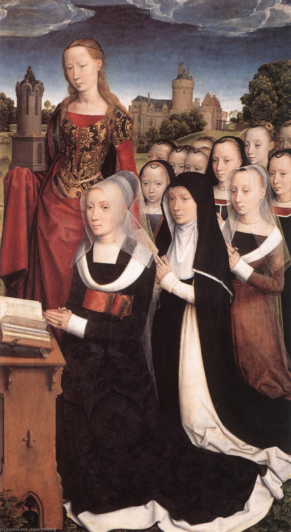 Purchase Oil Painting Replica Triptych of the Family Moreel (right wing), 1484 by Hans Memling (1430-1494, Germany) | ArtsDot.com